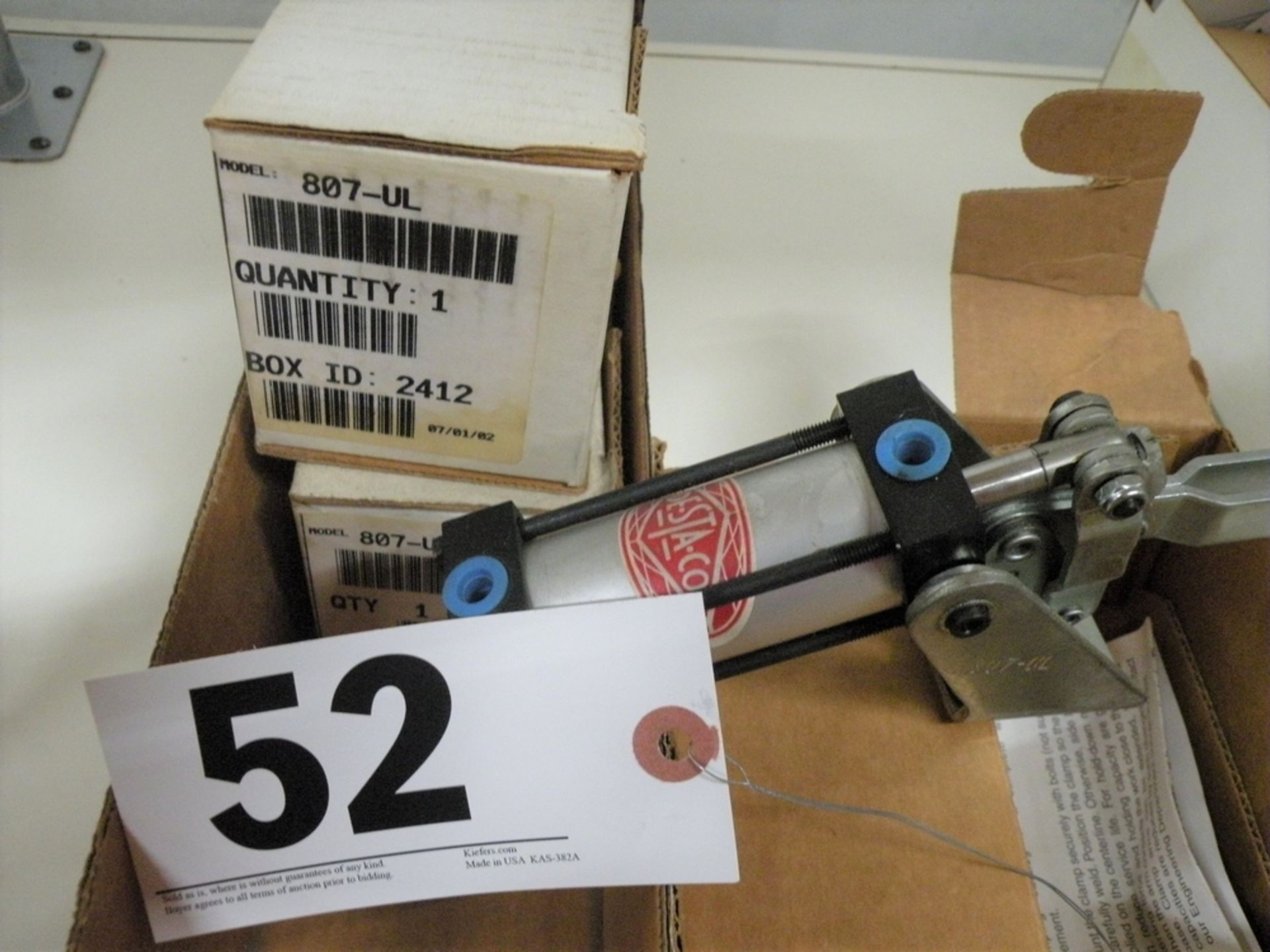 (3) DeStaco Air Clamps, Model 807-UL, New In Box (S fulton, TN) - Image 3 of 3