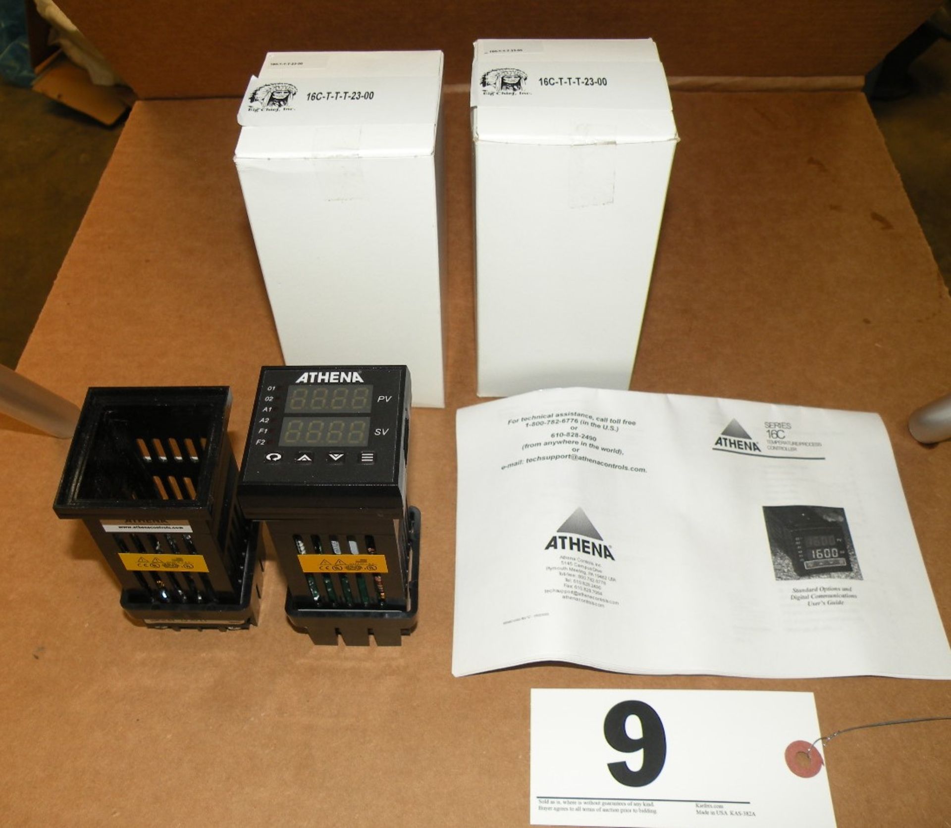 (2) ATHENA #16C-T-T-T-23-00 Controllers, New in Box (S Fulton, TN) - Image 3 of 3