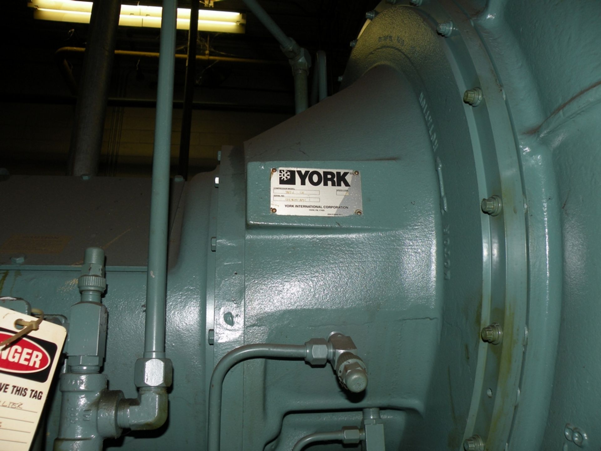 York Millennium Centrifugal Chiller: Mdl YTG3A2C3-CKHS, 14,869 Hrs (Martin TN) - Image 7 of 10