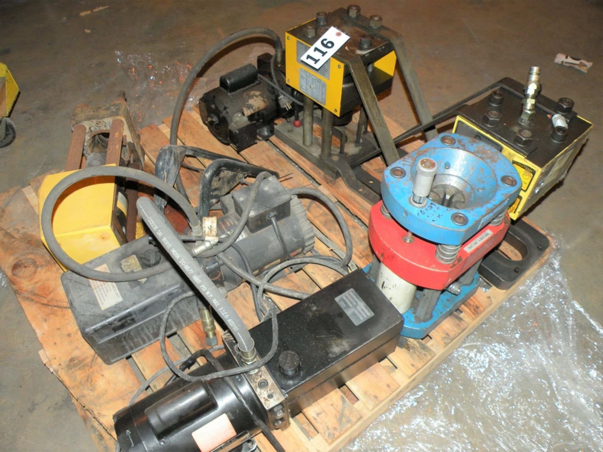 (3) Hydraulic Units with (4) Hose Crimpers (S Fulton, TN) - Image 2 of 3