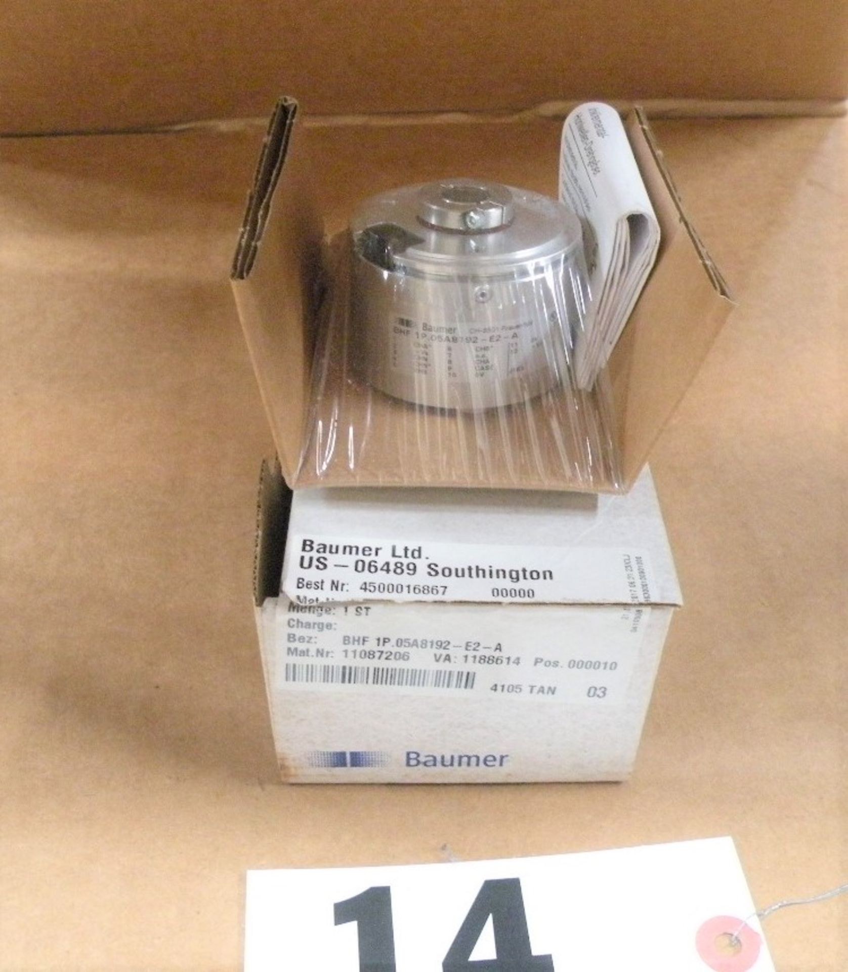 Baumer Incremental Hollow Shaft Encoder BHF1P.05A8192-E2-A (S Fulton, TN) - Image 4 of 5