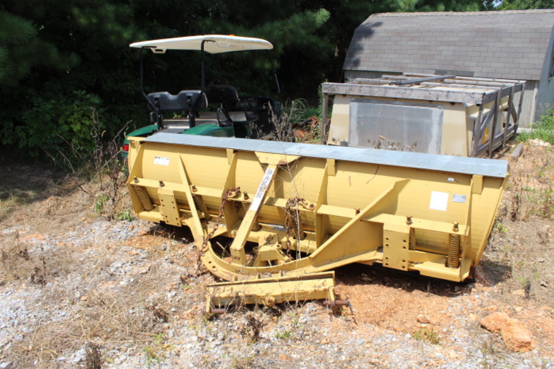 BAKER 8' SNOW BLOW ATTACHMENT WITH PUMP. - Image 2 of 2