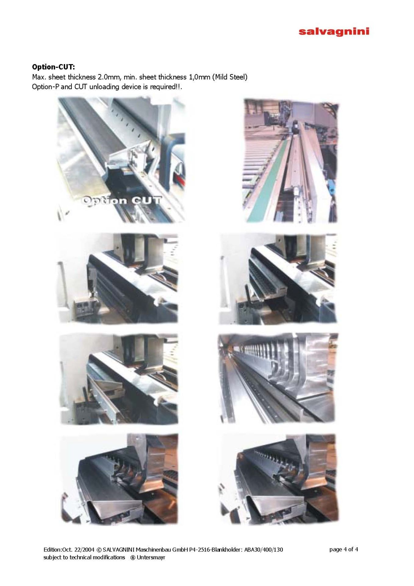 Salvagnini CNC automatic panel bending center P4-2516 - Image 29 of 30