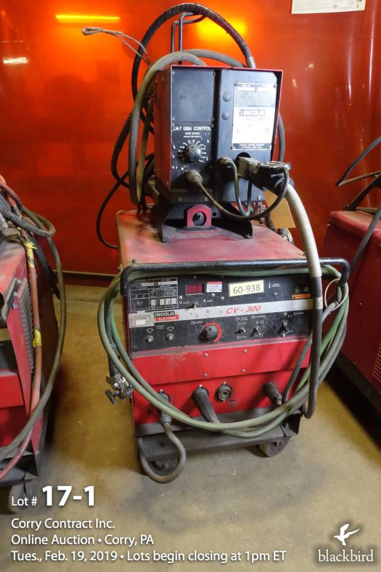 Lincoln CV-300 300 amp MIG welder (code