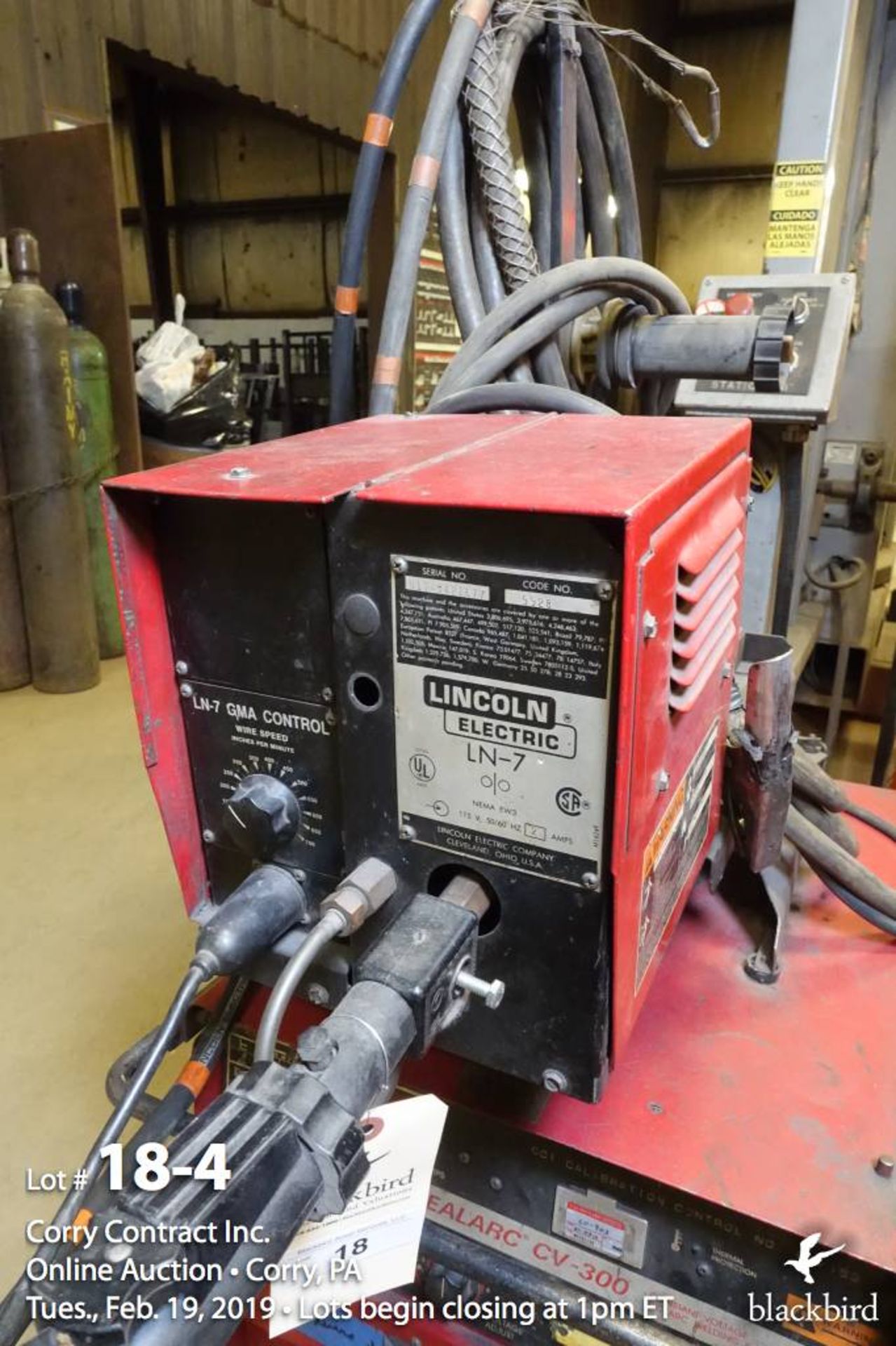 Lincoln Idealarc CV-300300 amp MIG weld - Image 4 of 5