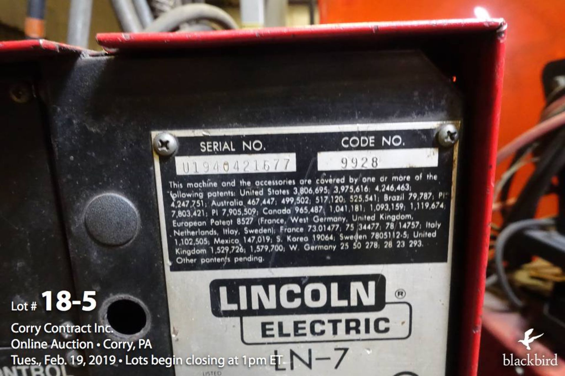 Lincoln Idealarc CV-300300 amp MIG weld - Image 5 of 5