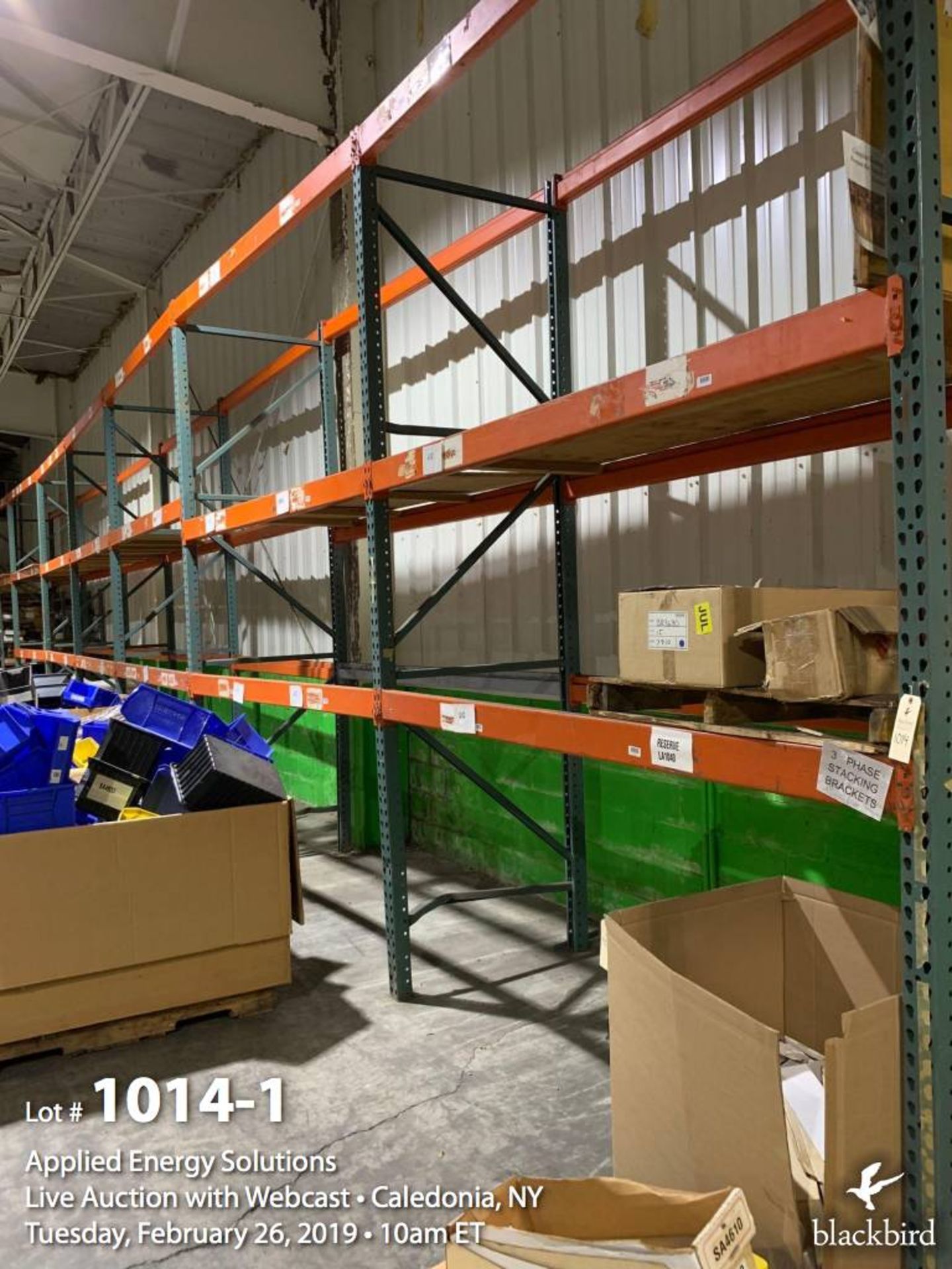 7 Sections Pallet Racking
