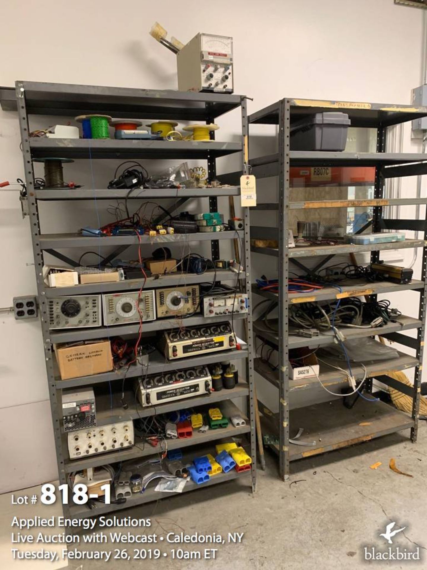 2 Shelf Units with Contents