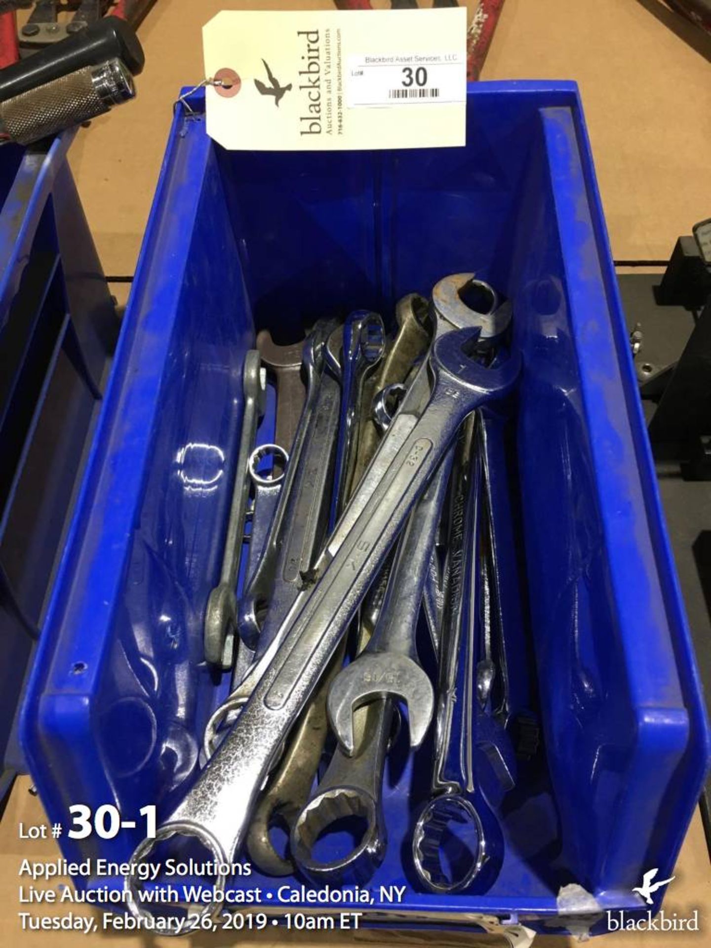 Lot miscellaneous combination wrenches