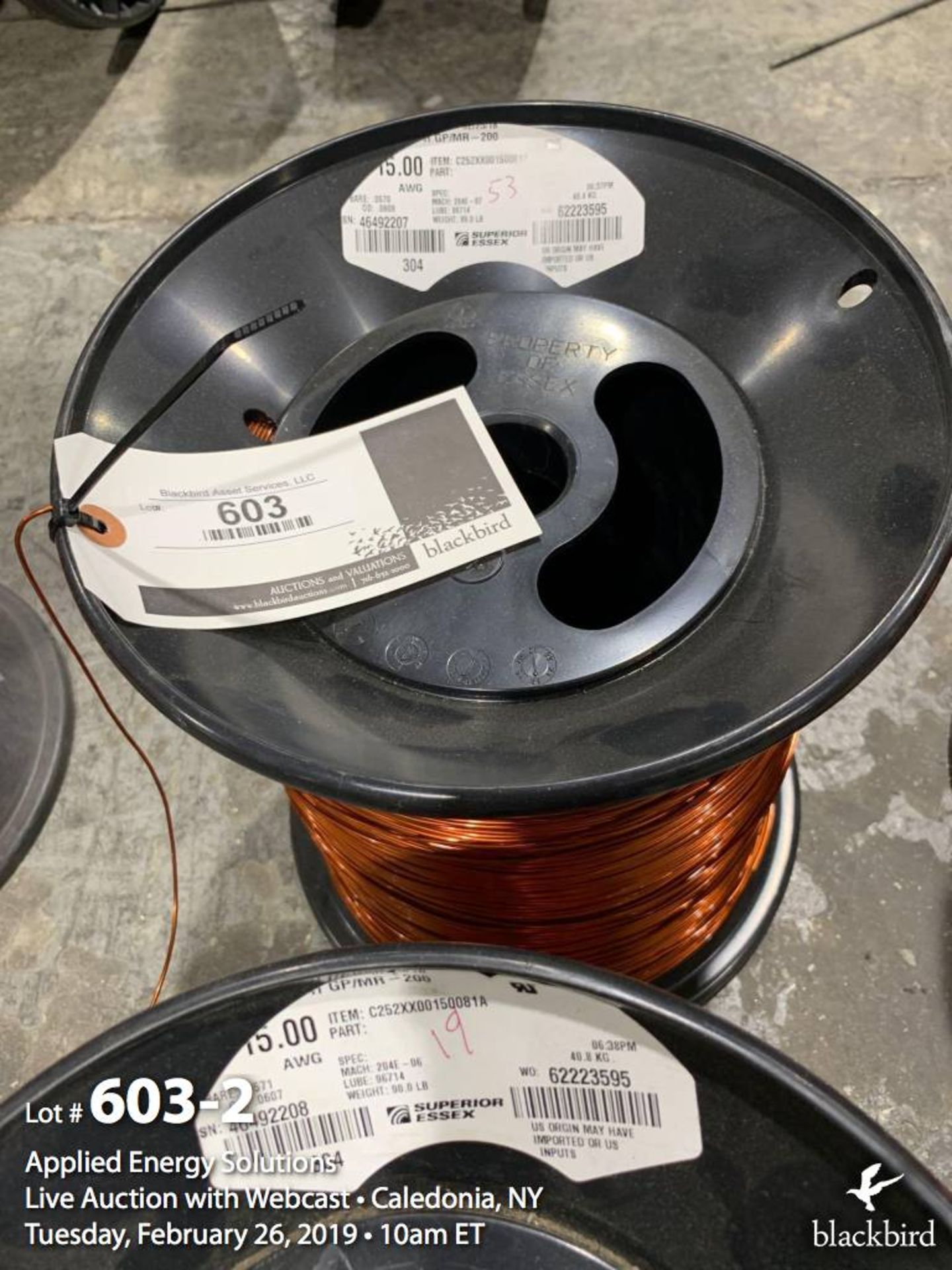 Copper Transformer Winding Wire- 72 Lbs - Image 2 of 2