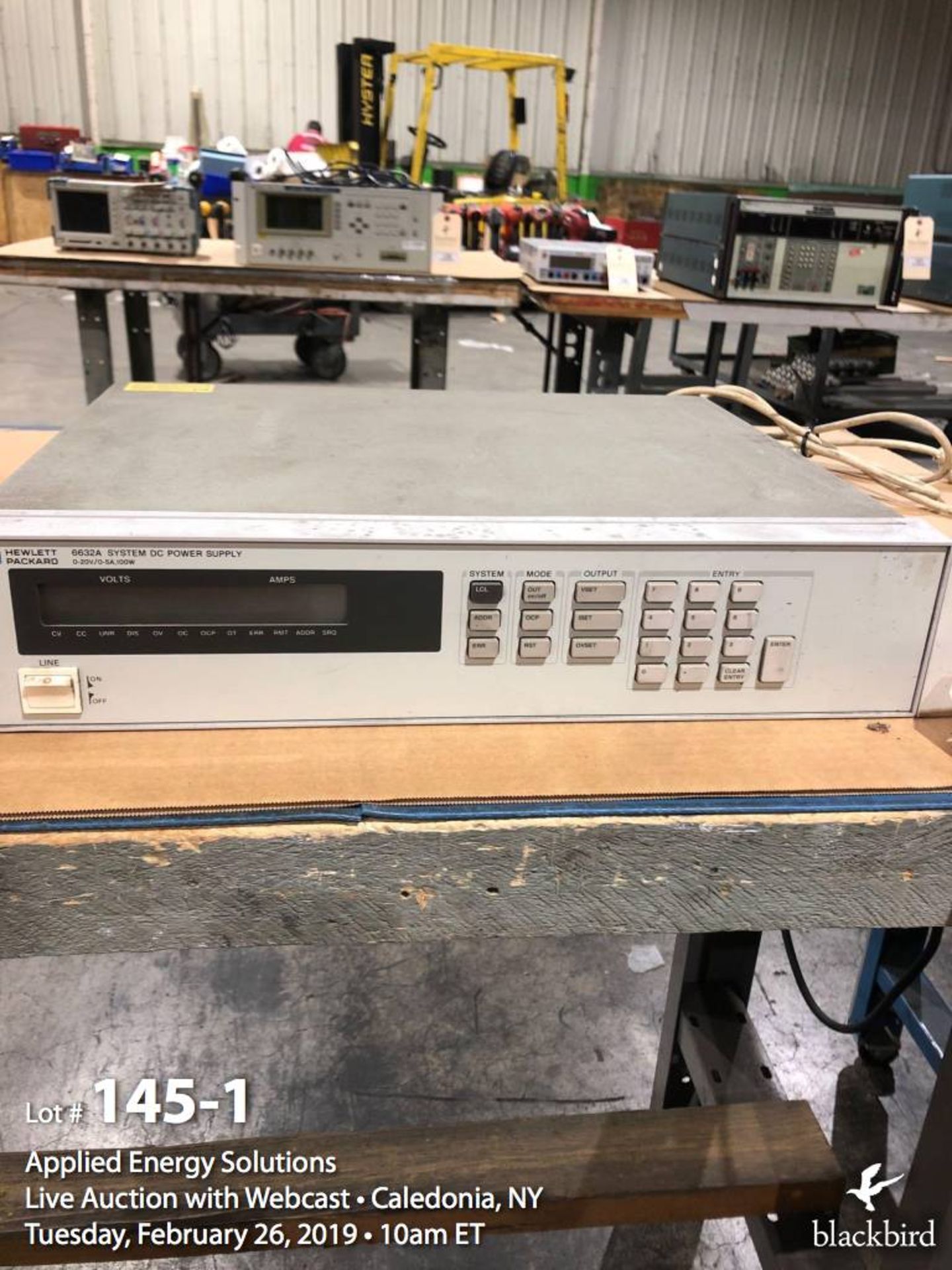 HP 6632A system DC power supply