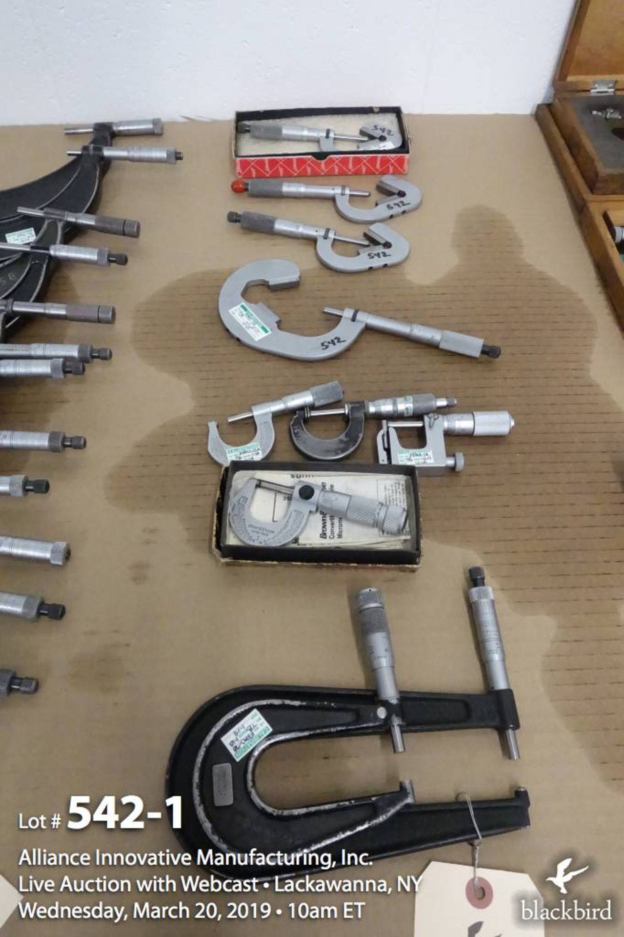 10 Starrett micrometers