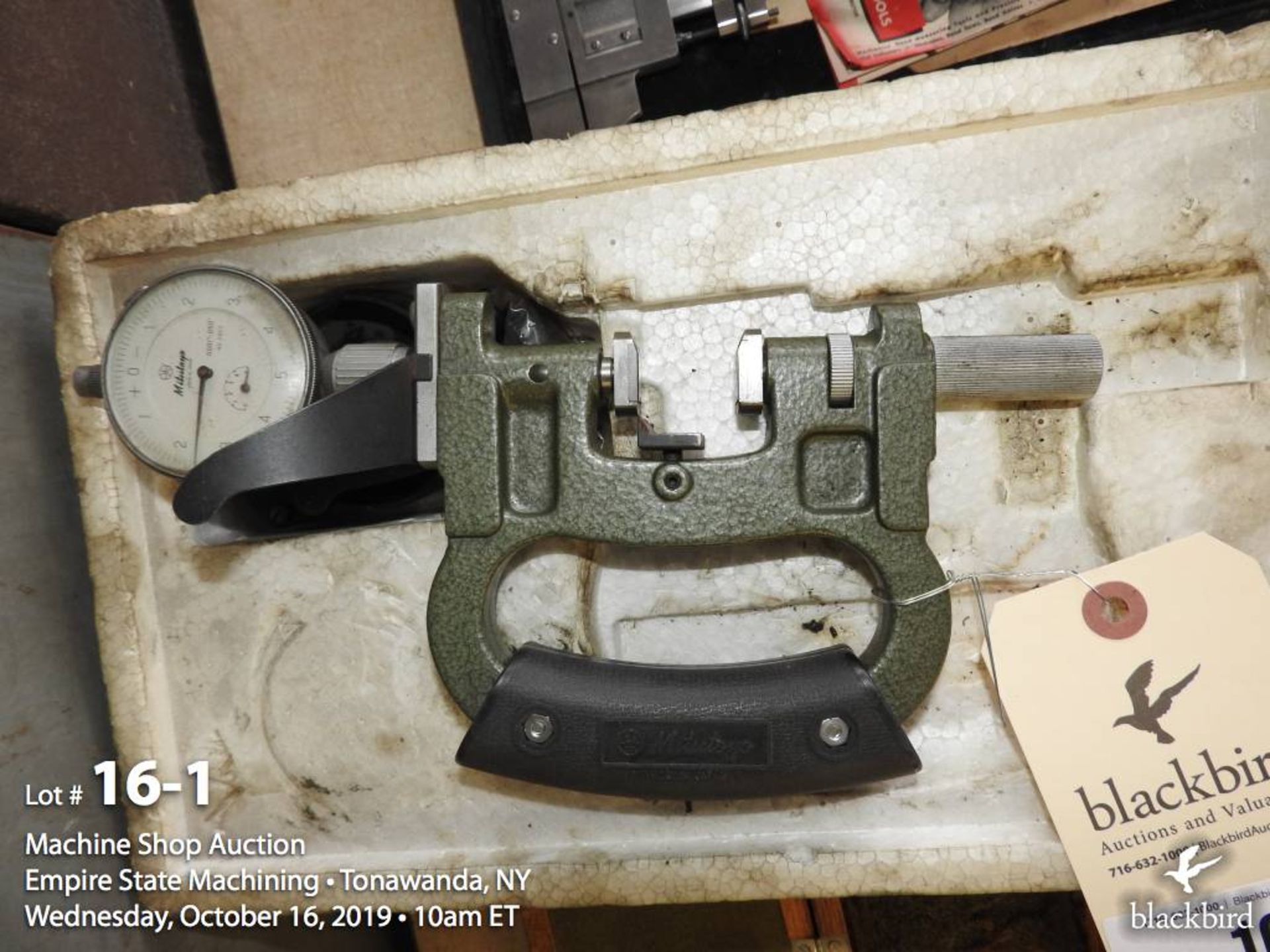 Mitutoyo dial snap gauge, 0-1" with Starrett #122, 0-12" vernier caliper