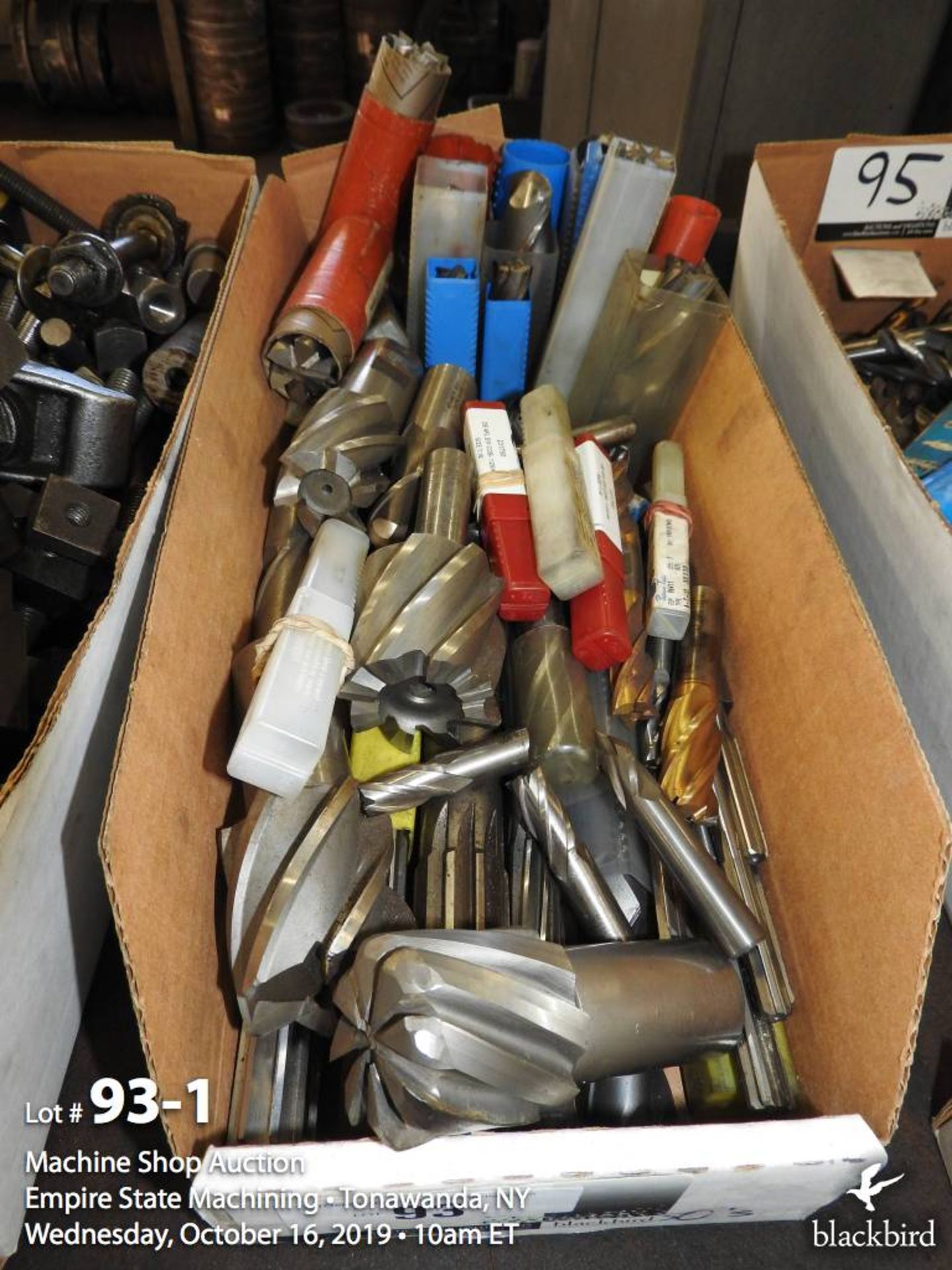 Box of mill end cutters