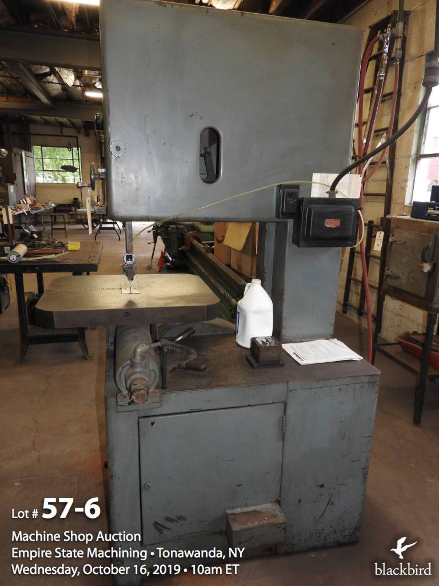 Grob Brothers N524 vertical band saw - Image 6 of 6