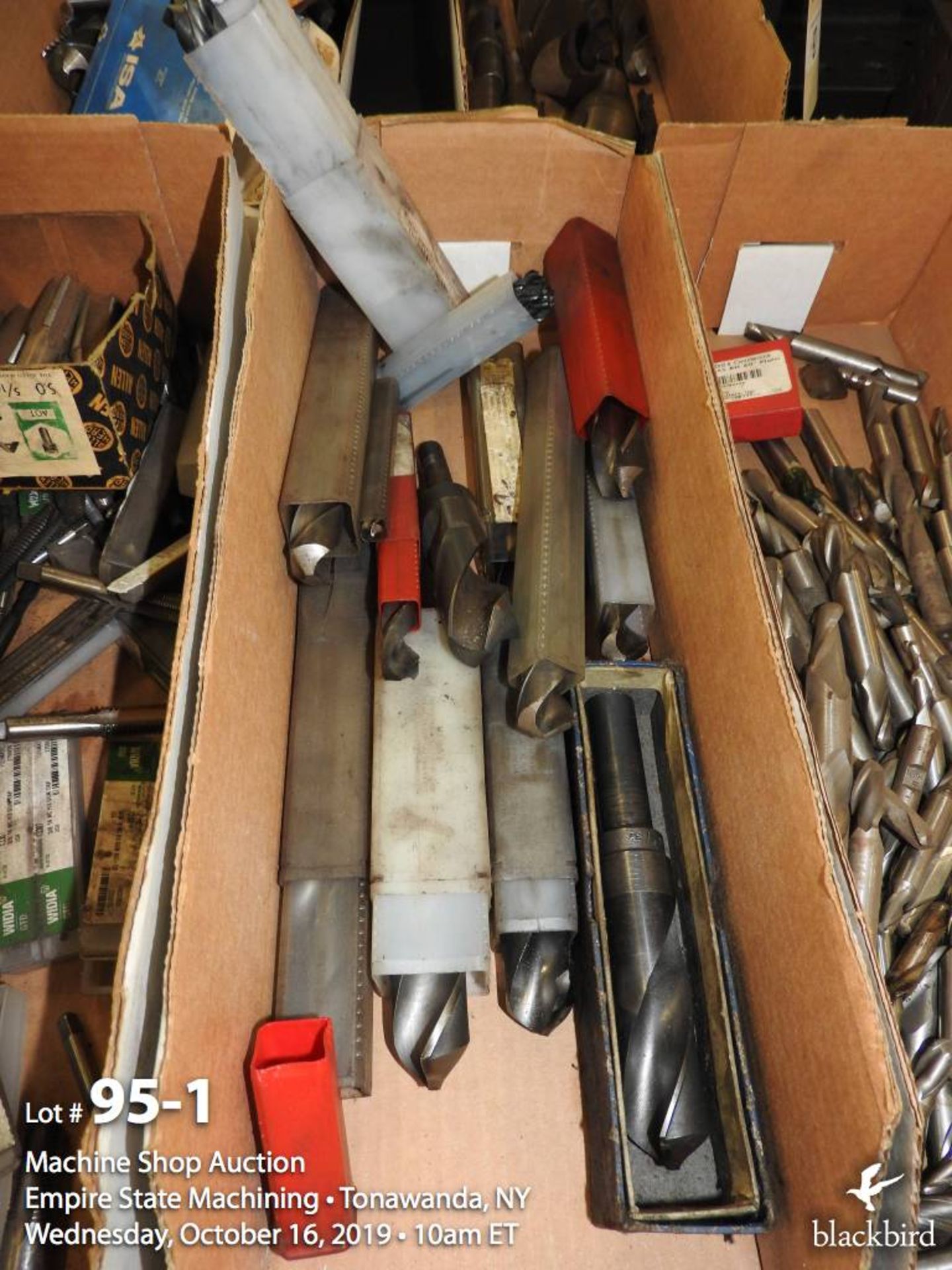 (3) Boxes of miscellaneous drills