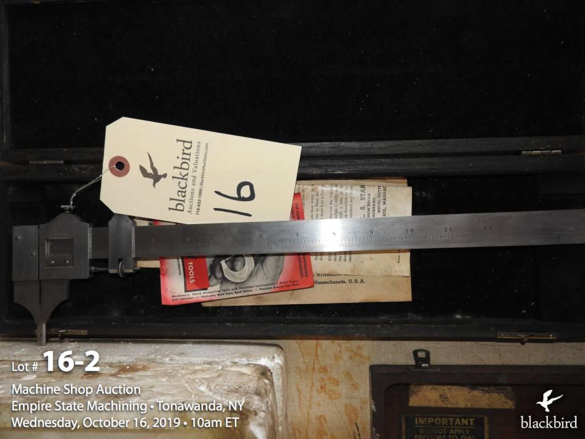 Mitutoyo dial snap gauge, 0-1" with Starrett #122, 0-12" vernier caliper - Image 2 of 2