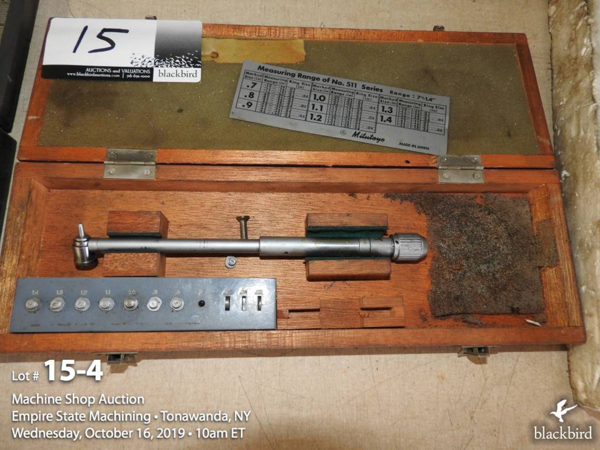 Lot of (2) Mitutoyo bore gauges and bore contact - Image 4 of 4