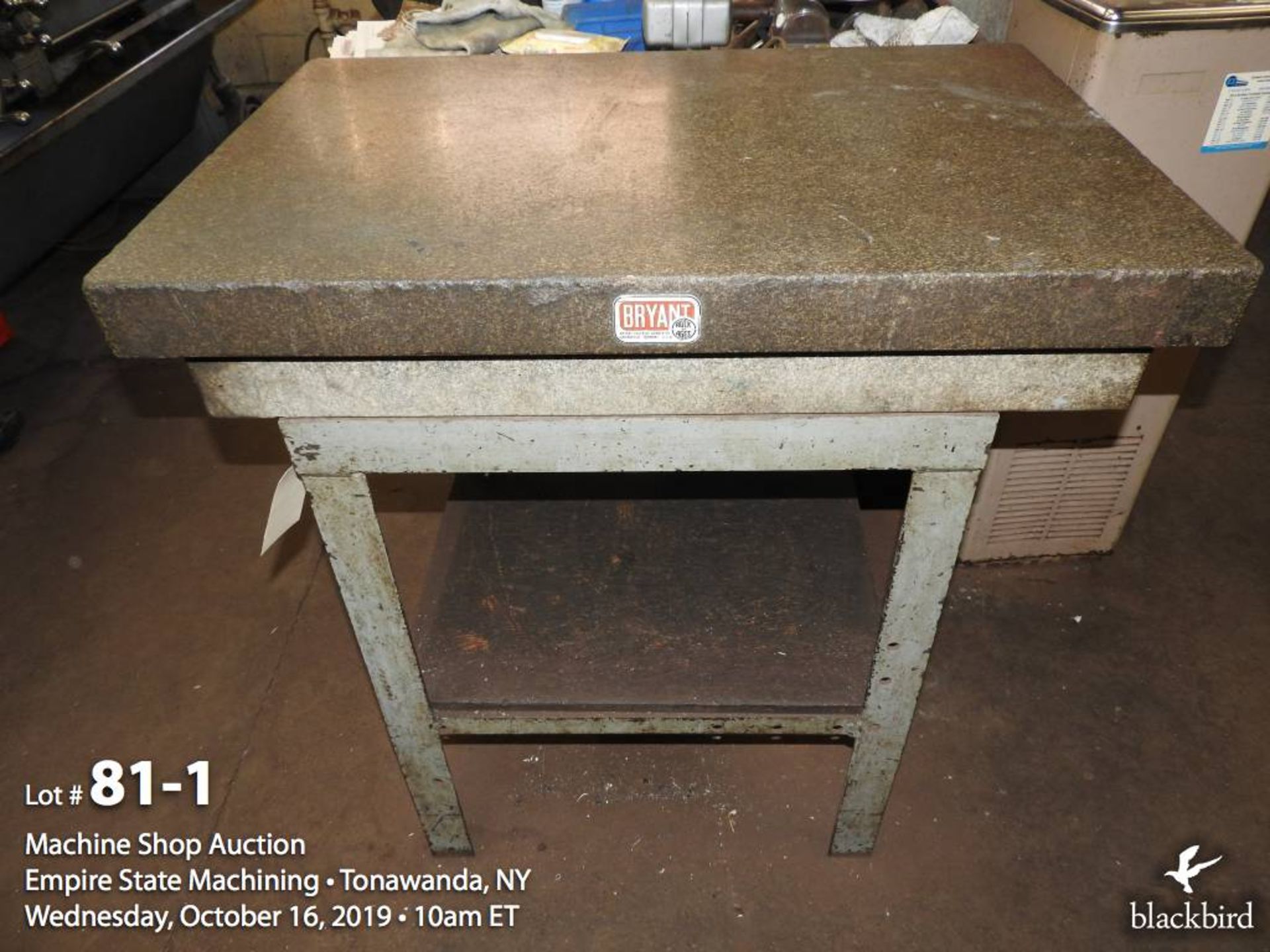 24" x 36" stone surface plate and stand