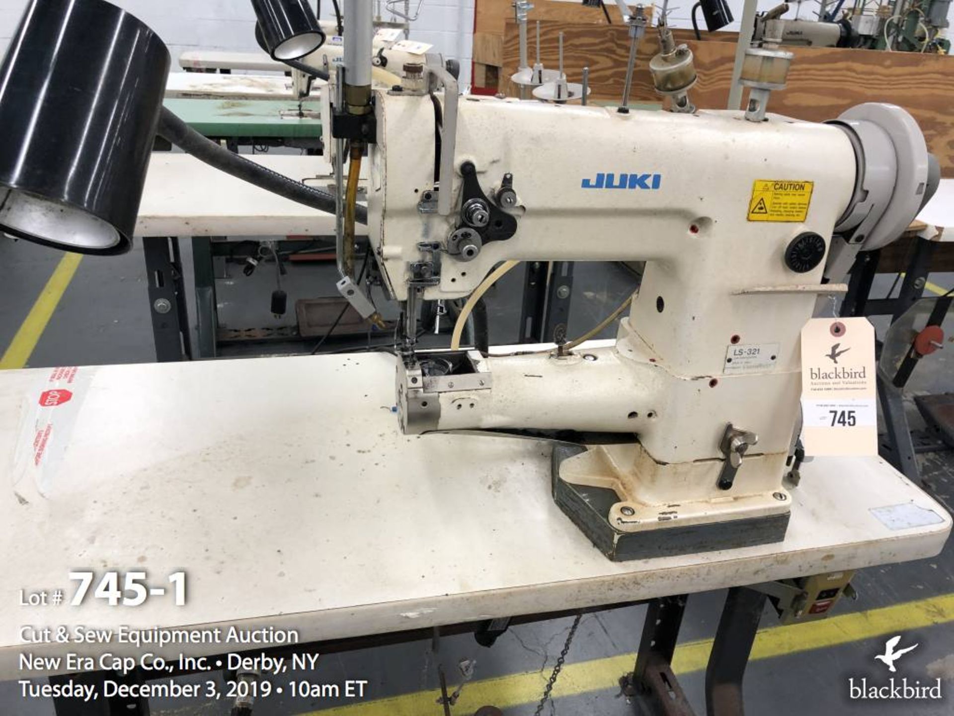 Juki LS-321 Cylinder-bed single-needle sewing machine, lockstitch