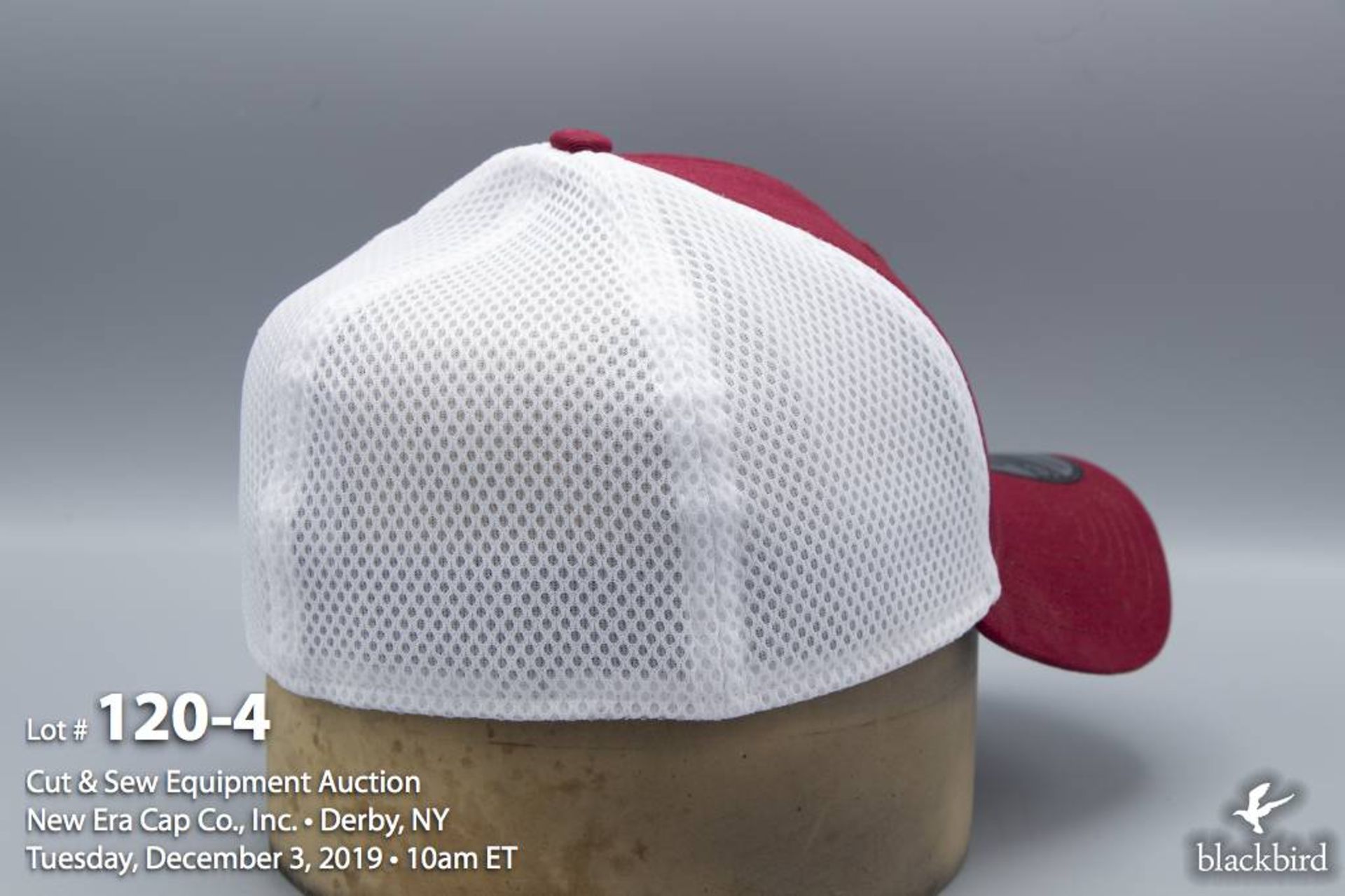 (72) New Era 39THIRTY Hat Semester Cardinal / White (Medium / Large) - Image 4 of 4