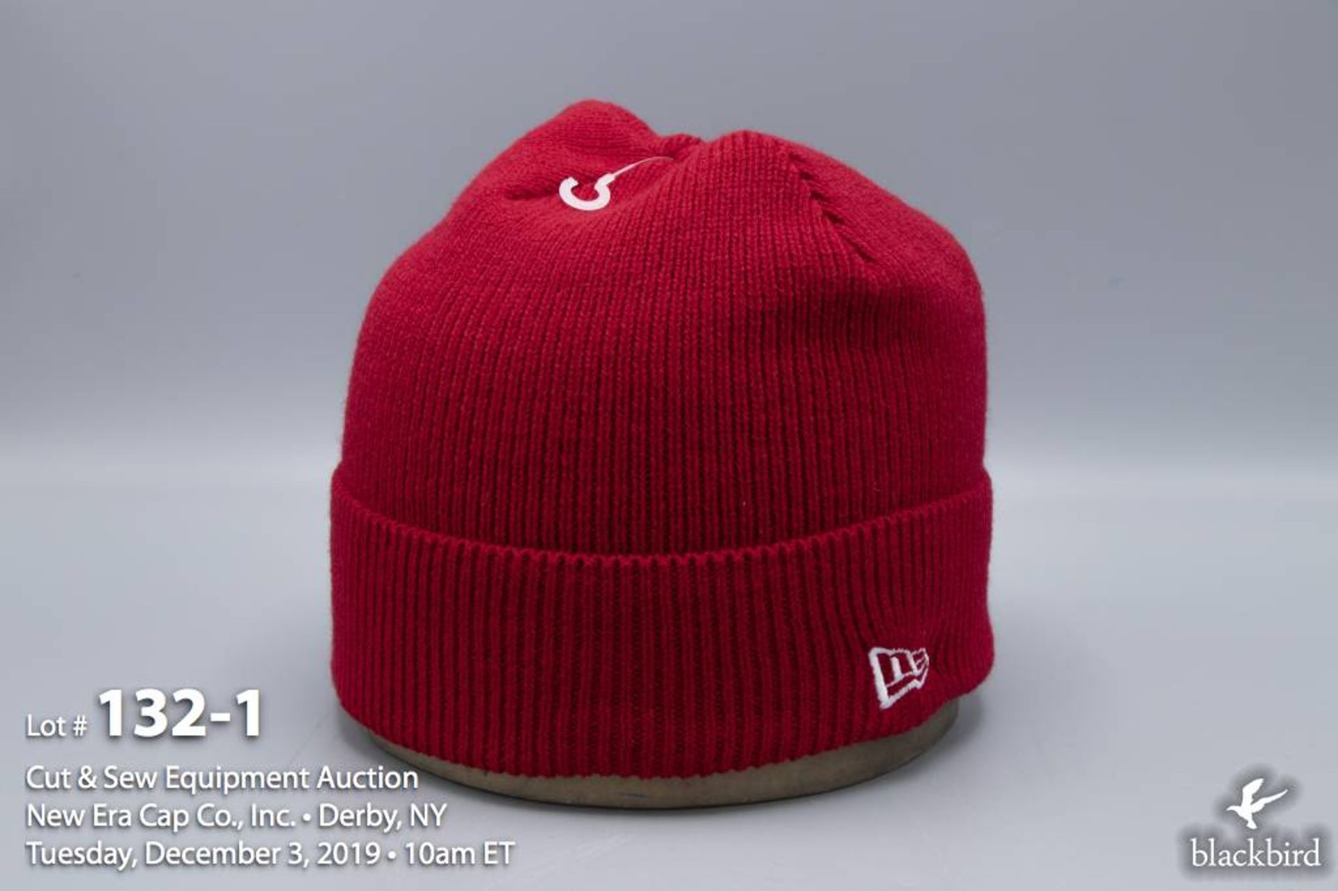 (72) New Era Cuff Knit Hat Scarlet