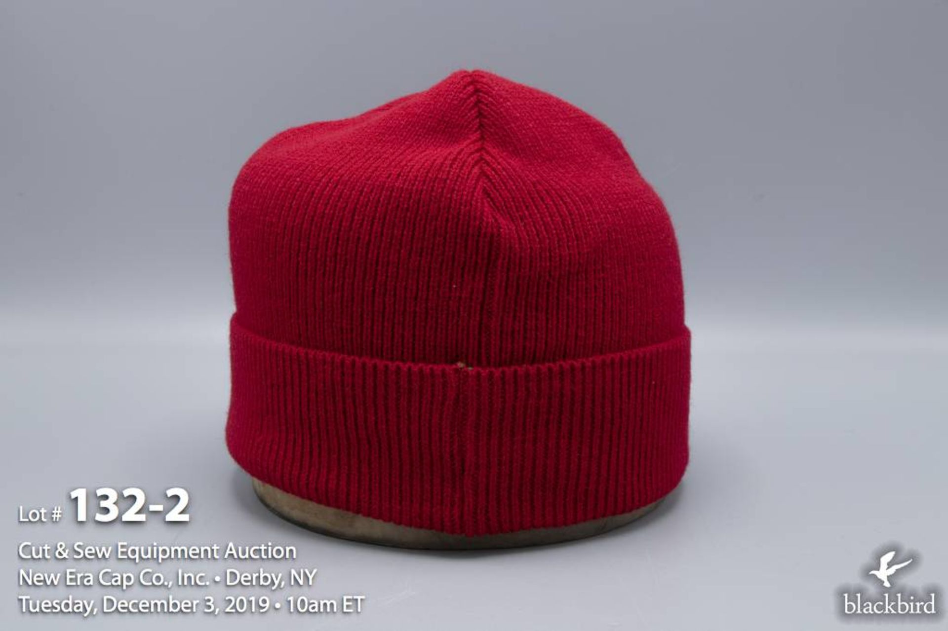 (72) New Era Cuff Knit Hat Scarlet - Image 2 of 2