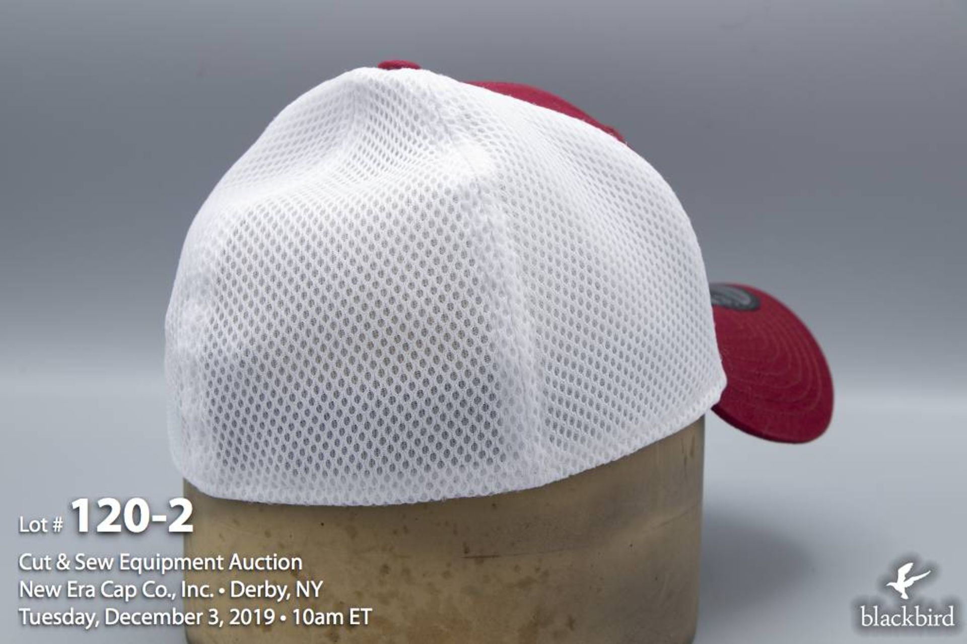 (72) New Era 39THIRTY Hat Semester Cardinal / White (Medium / Large) - Image 2 of 4