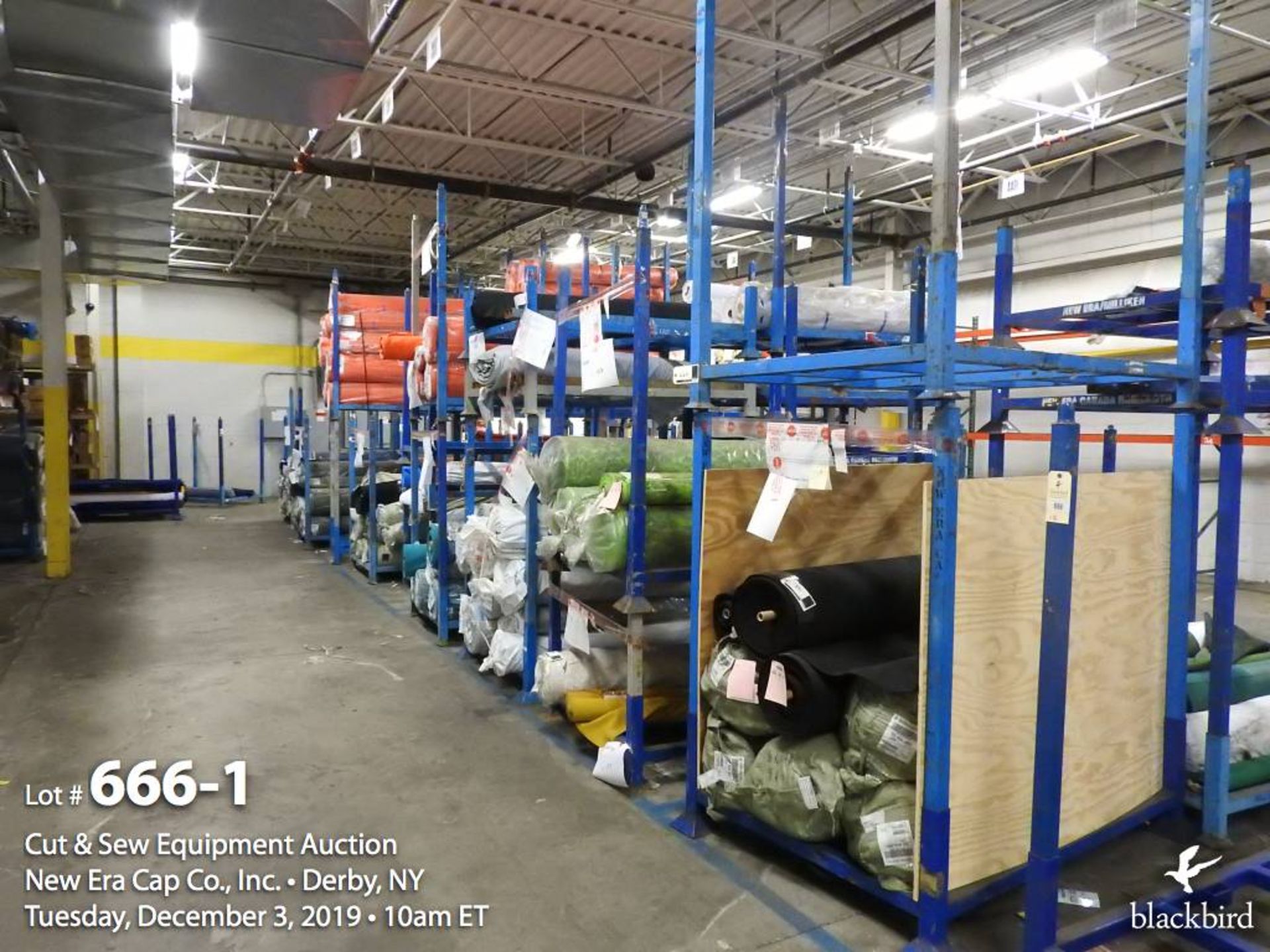 15 Sections of 5' x 45" x 63" high tier racks, bid per section - 15x the money