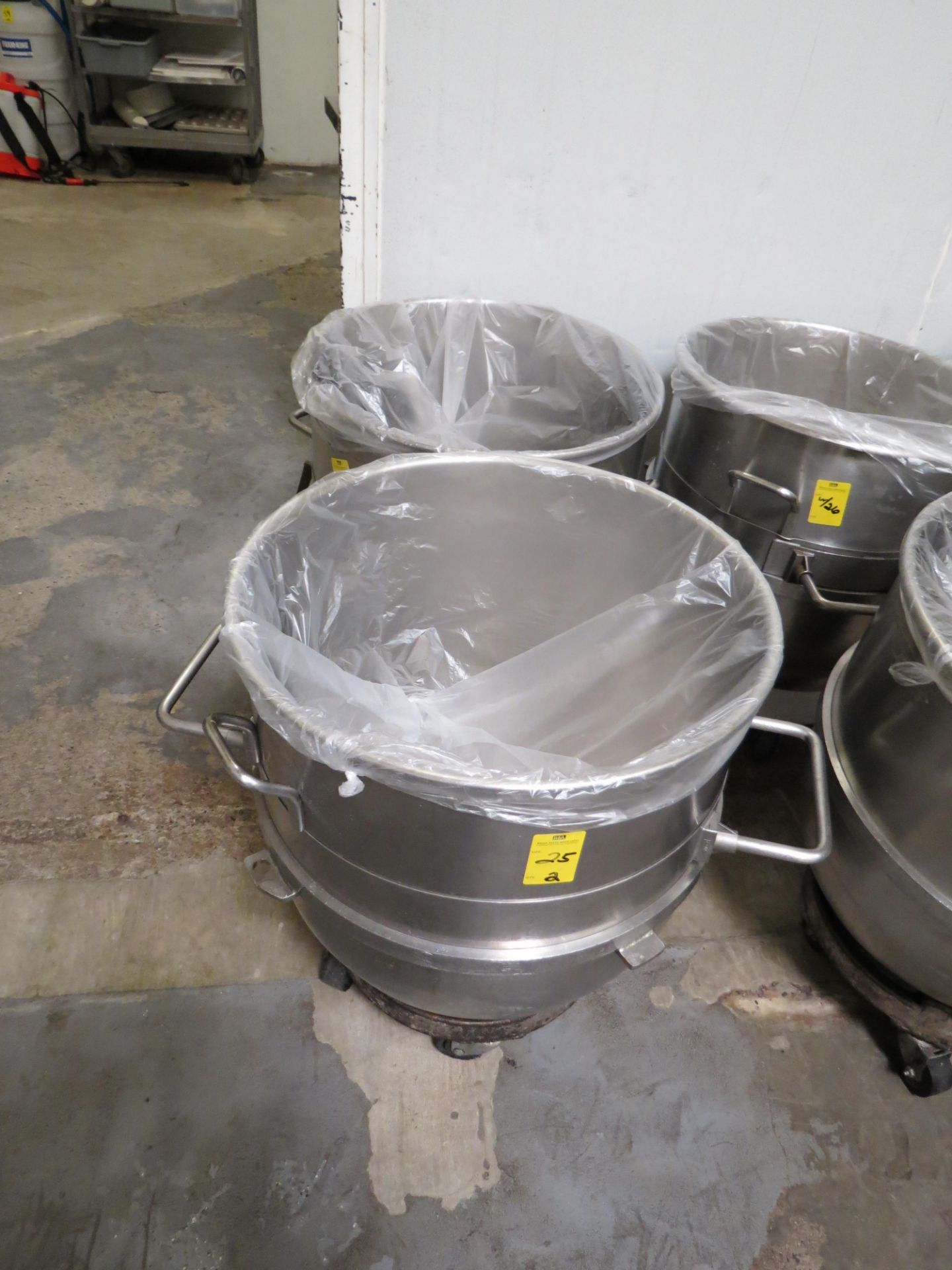 STAINLESS STEEL HOBART MIXING BOWLS 40 GALLLON