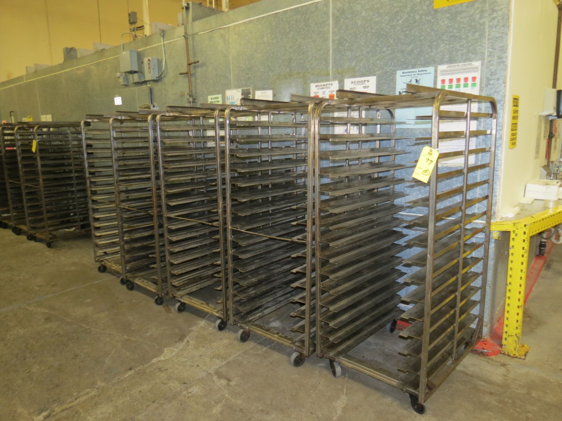 STAINLESS STEEL MOBILE OVEN RACKS