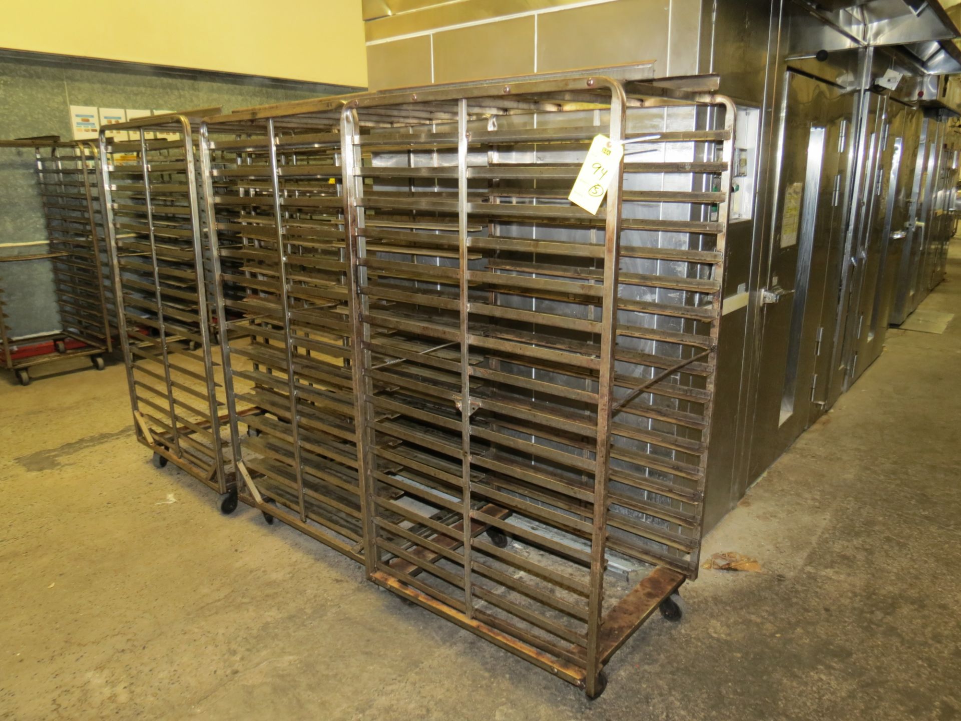 STAINLESS STEEL MOBILE OVEN RACKS