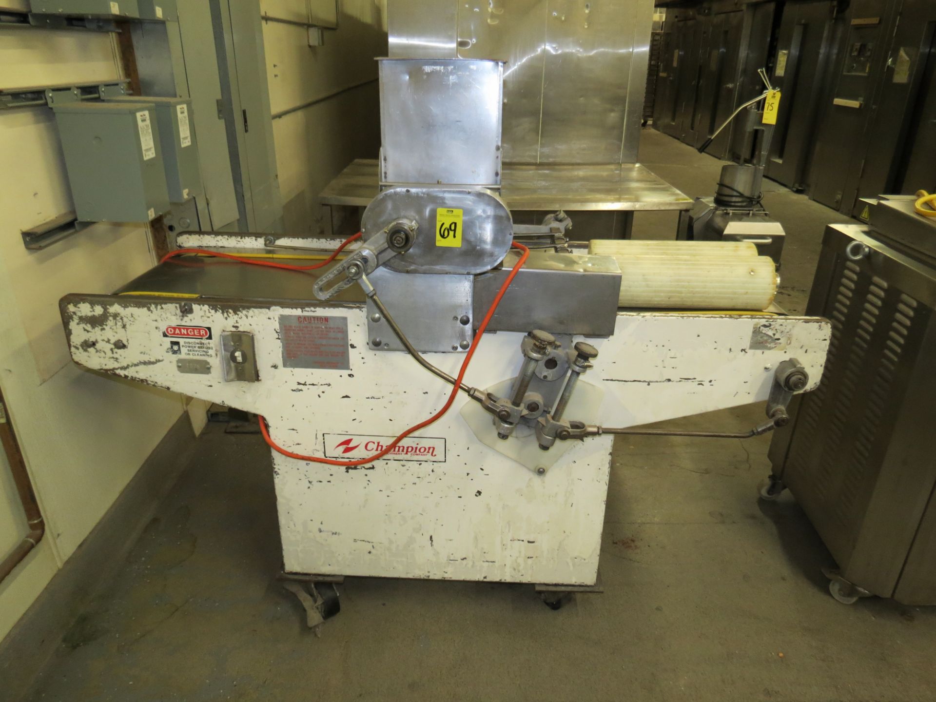 CHAMPION MACHINERY COOKIE MACHINE, MDL: 65 WITH STAMP