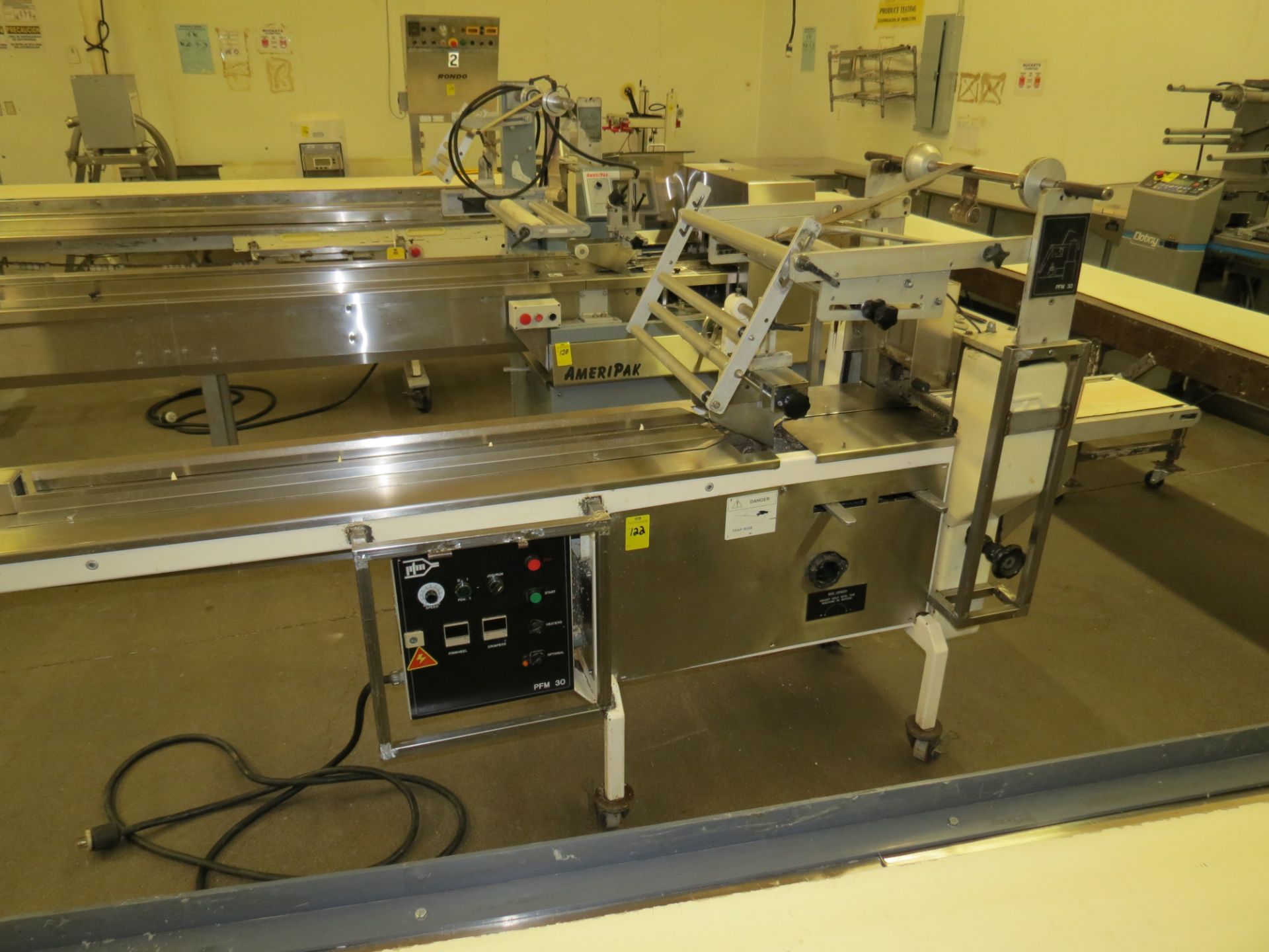 AMERIPAK WRAPPING MACHINE, MDL: PFM30, SN: 007094 - Image 2 of 2