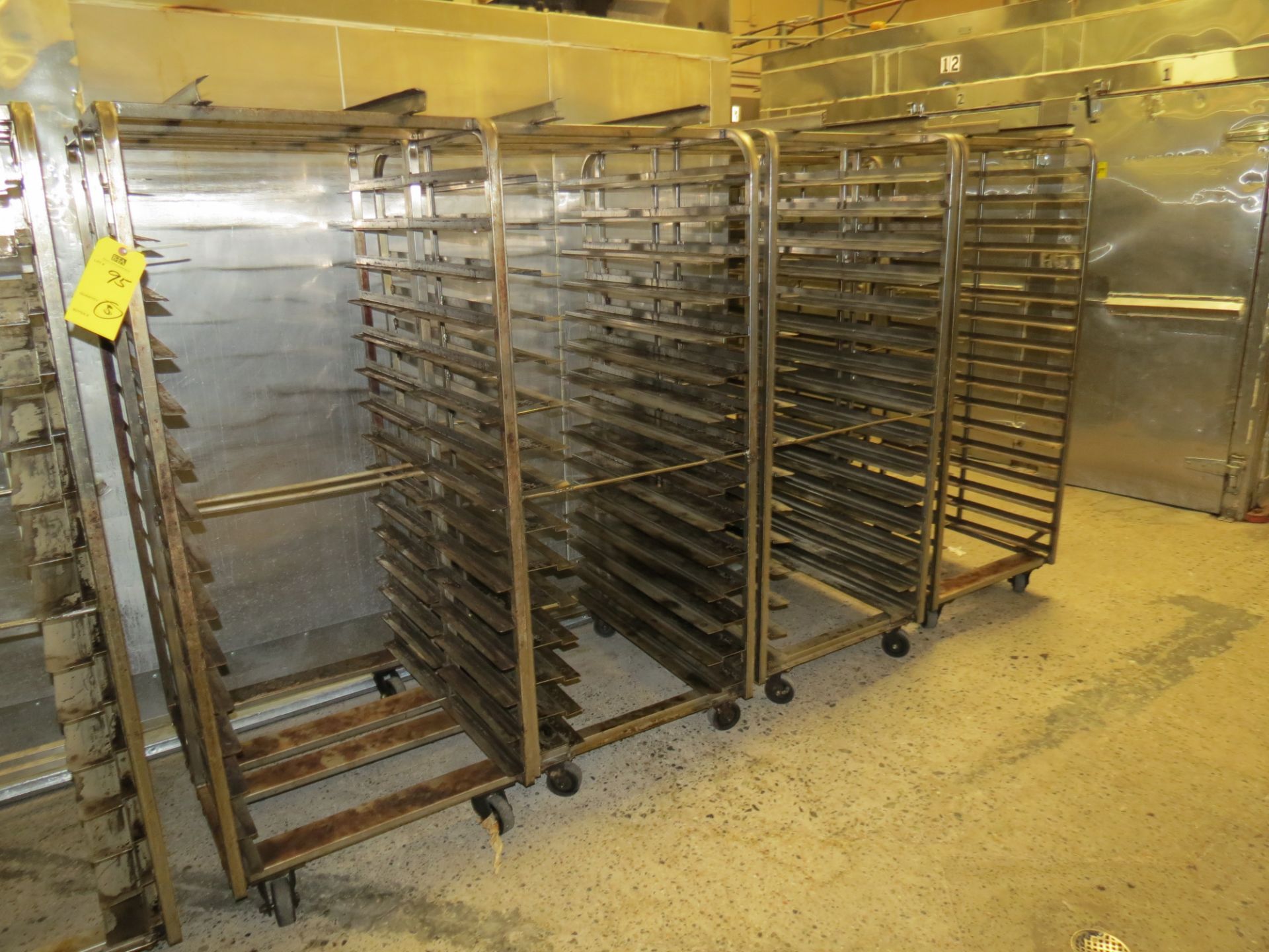 STAINLESS STEEL MOBILE OVEN RACKS