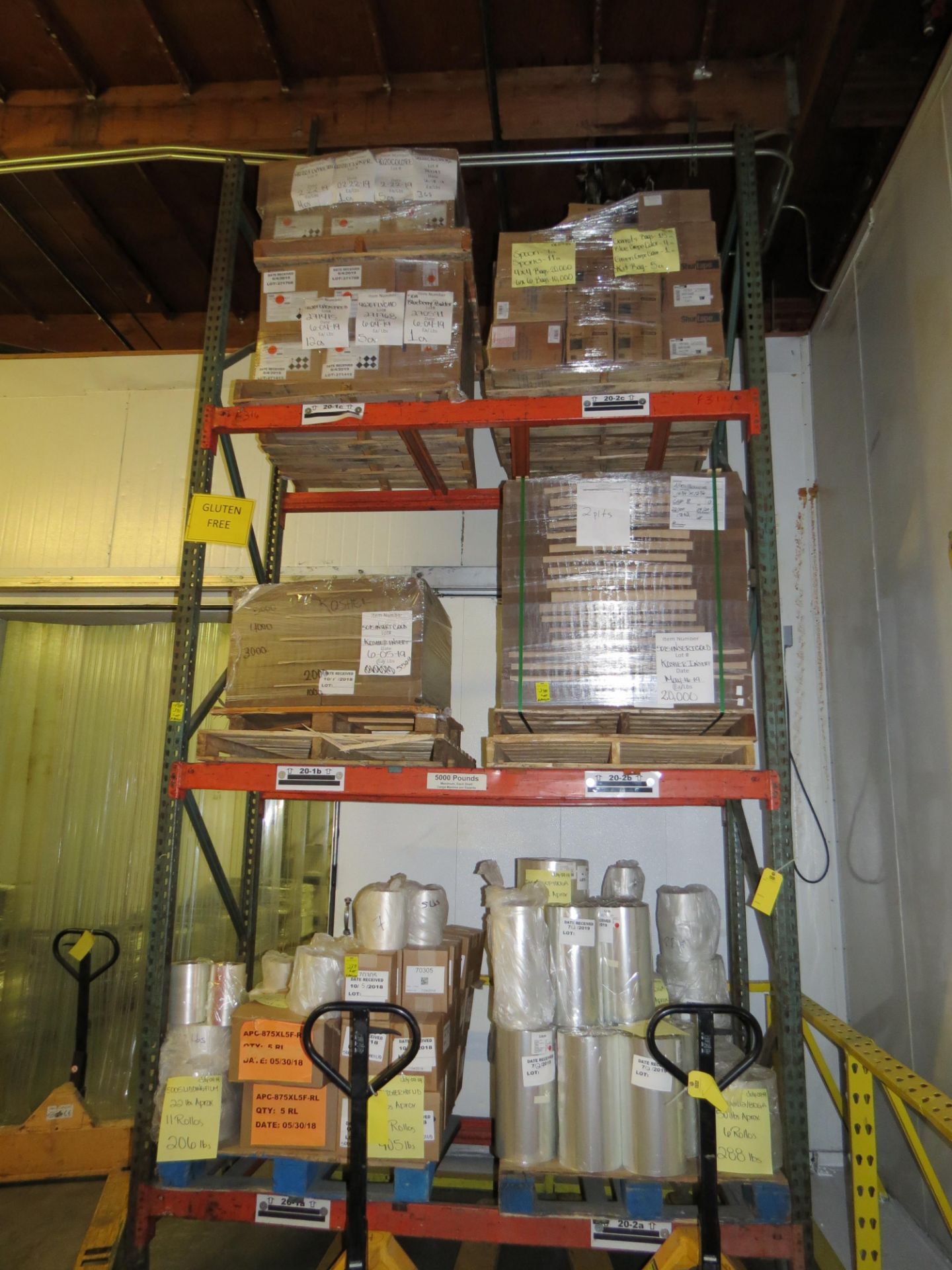 LOT 6-SECTIONS OF PALLET RACKING - Image 2 of 2