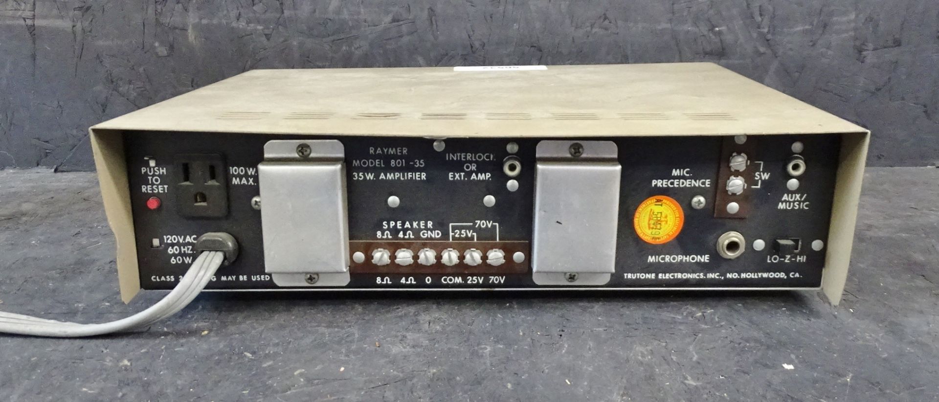 RAYMER AMPLIFIER - Image 4 of 5