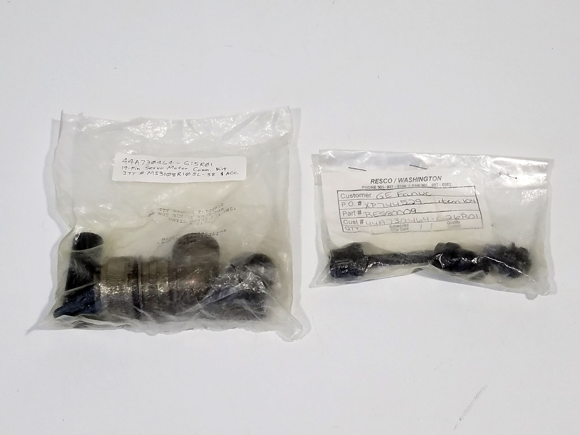 GE Fanuc Servo Motor Connector Kits