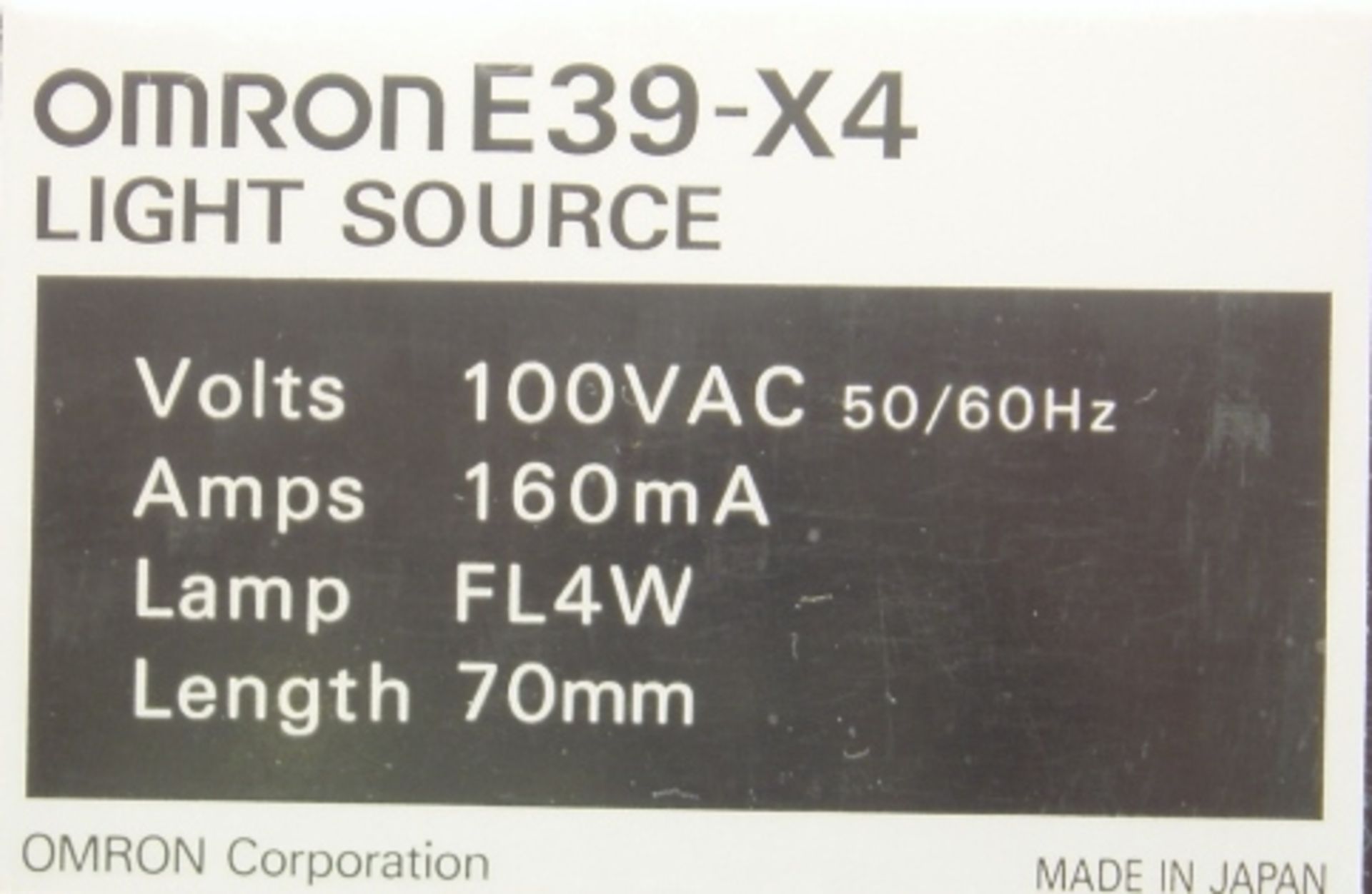 OMRON E39-X4 LIGHT SOURCE - Image 4 of 4