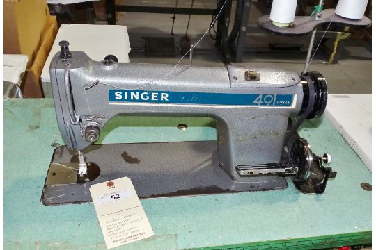 Singer Model 491 D300 Ga Mercial Sewing Machine W Sewing Table Walking Foot Located At