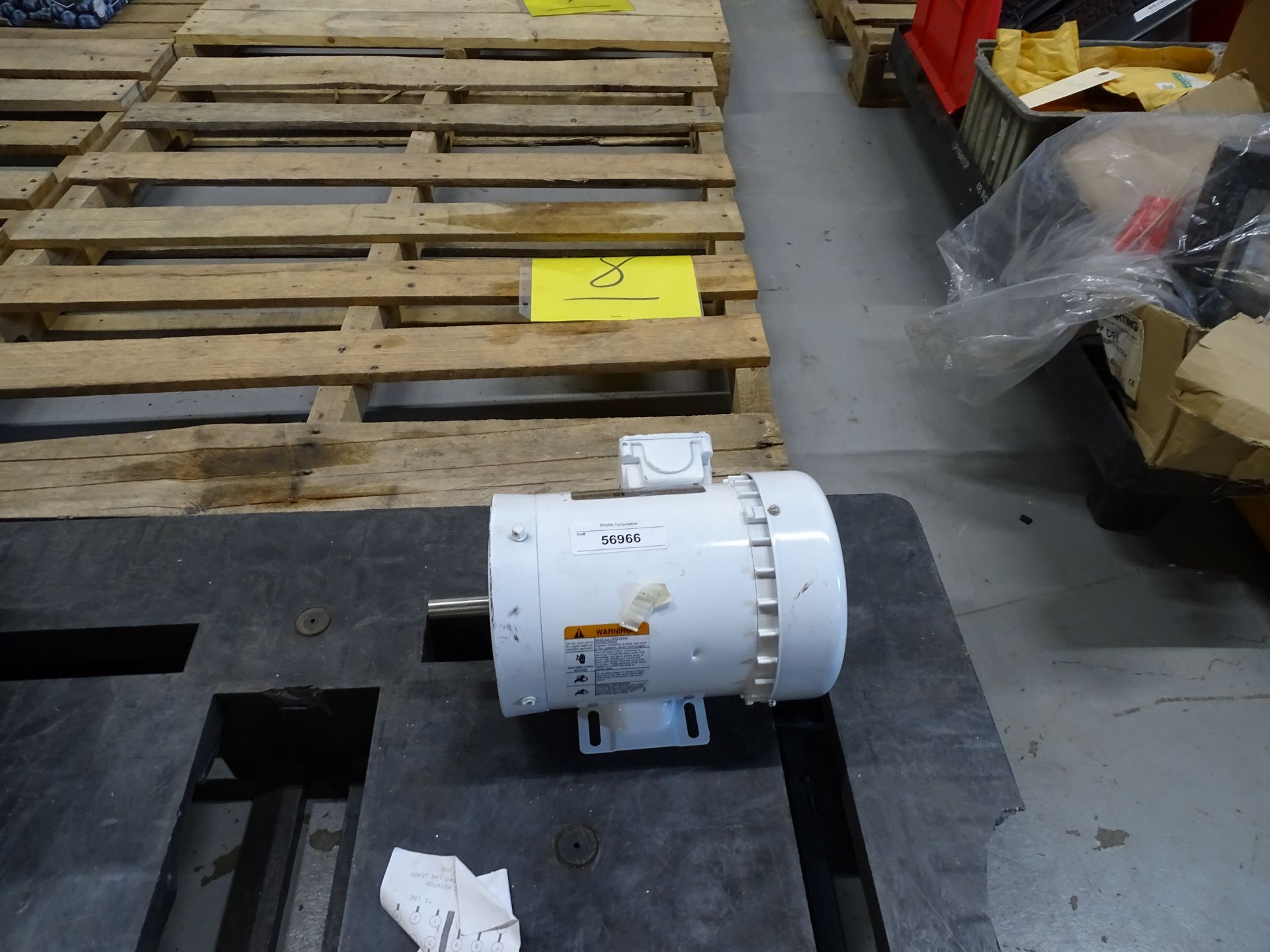 EMERSON MODEL WD34S2BC 3/4-HP 3-PHASE ELECT MOTOR - Image 4 of 5