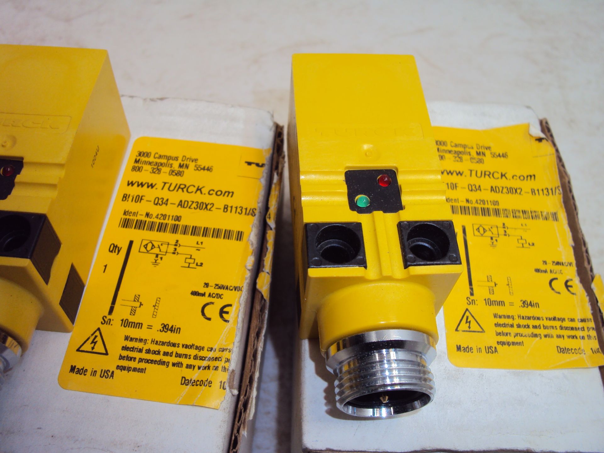 (7) Assorted Proximity Sensors Pepperl+Fuchs Omron Turck - Image 4 of 7