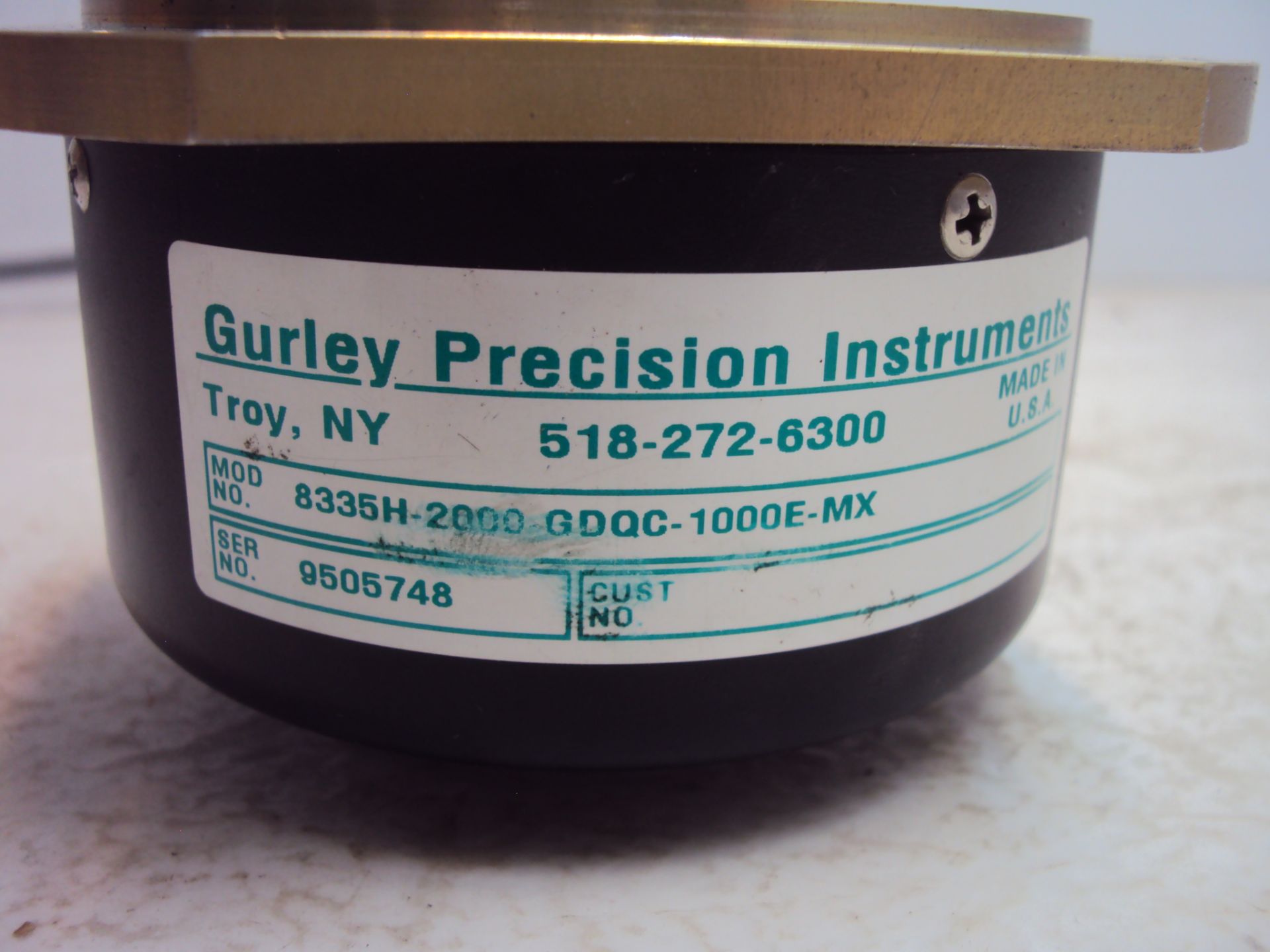 Gurley 8335H-2000-GDQC-1000E-MX Rotary Encoder - Image 2 of 4