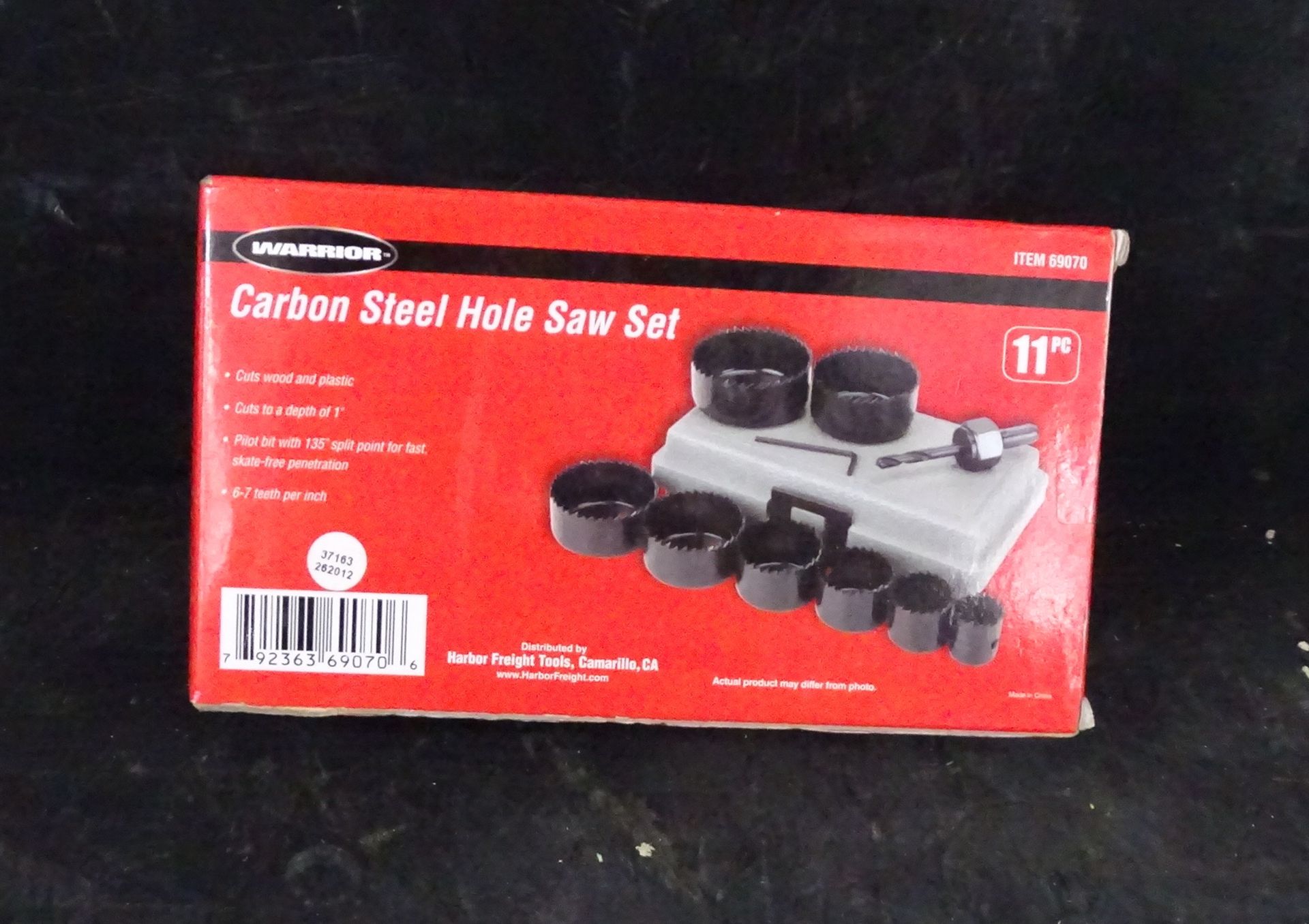 Warrior Carbon Steel Hole Saw Set