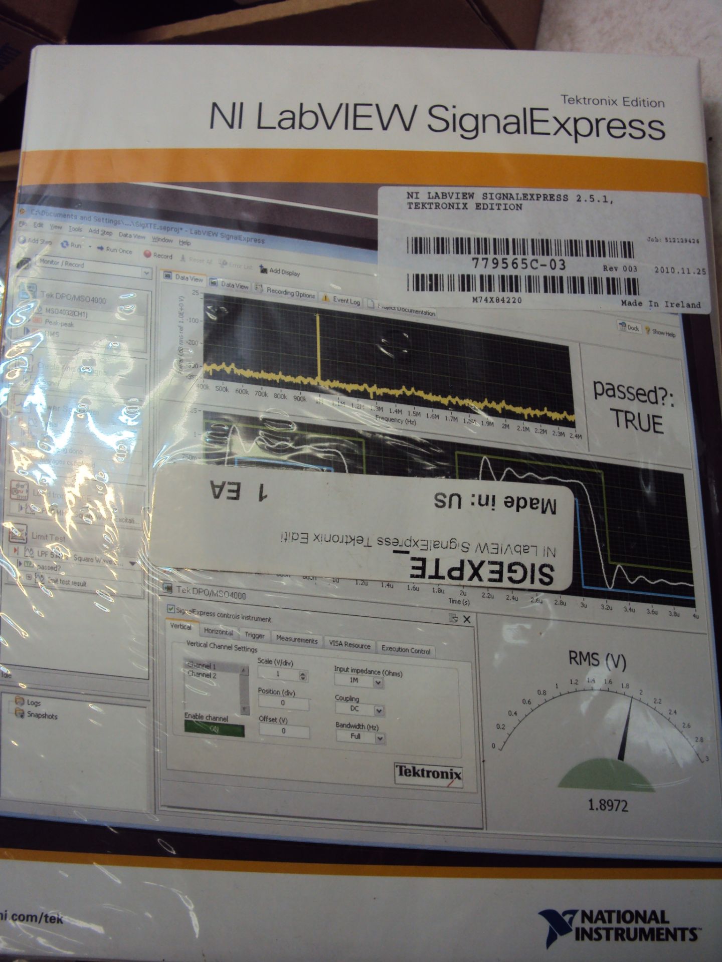 National Instruments LabView Express & SCB68 DAQ Module w/ PCI Card, CD - Image 2 of 6