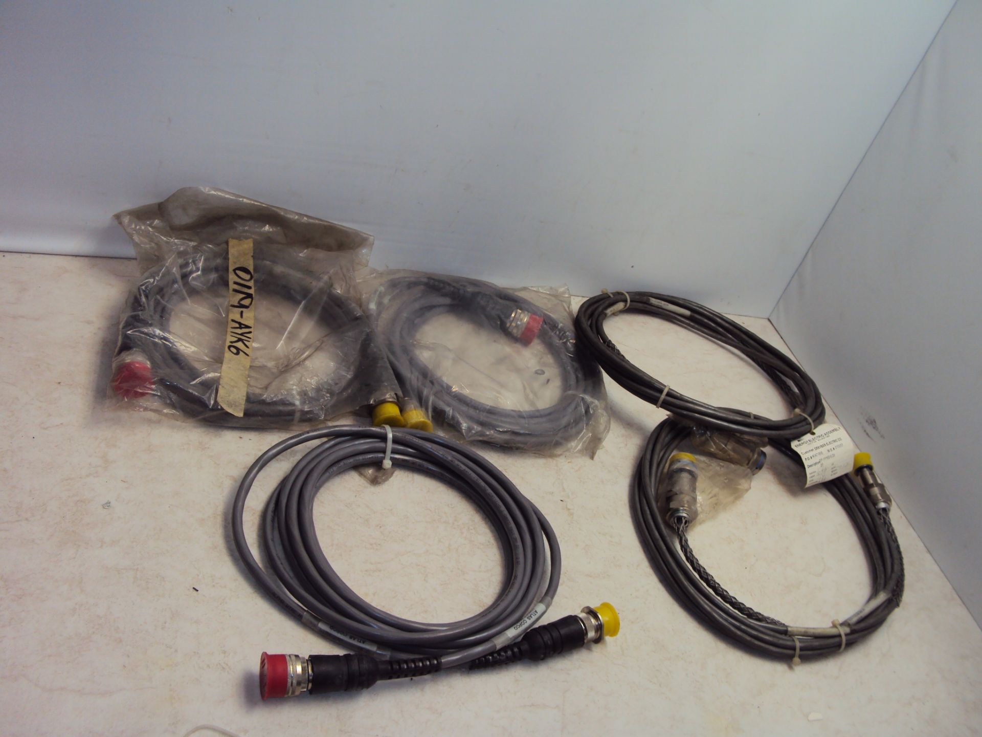 (5) Assorted Atlas Copco Connector Cables