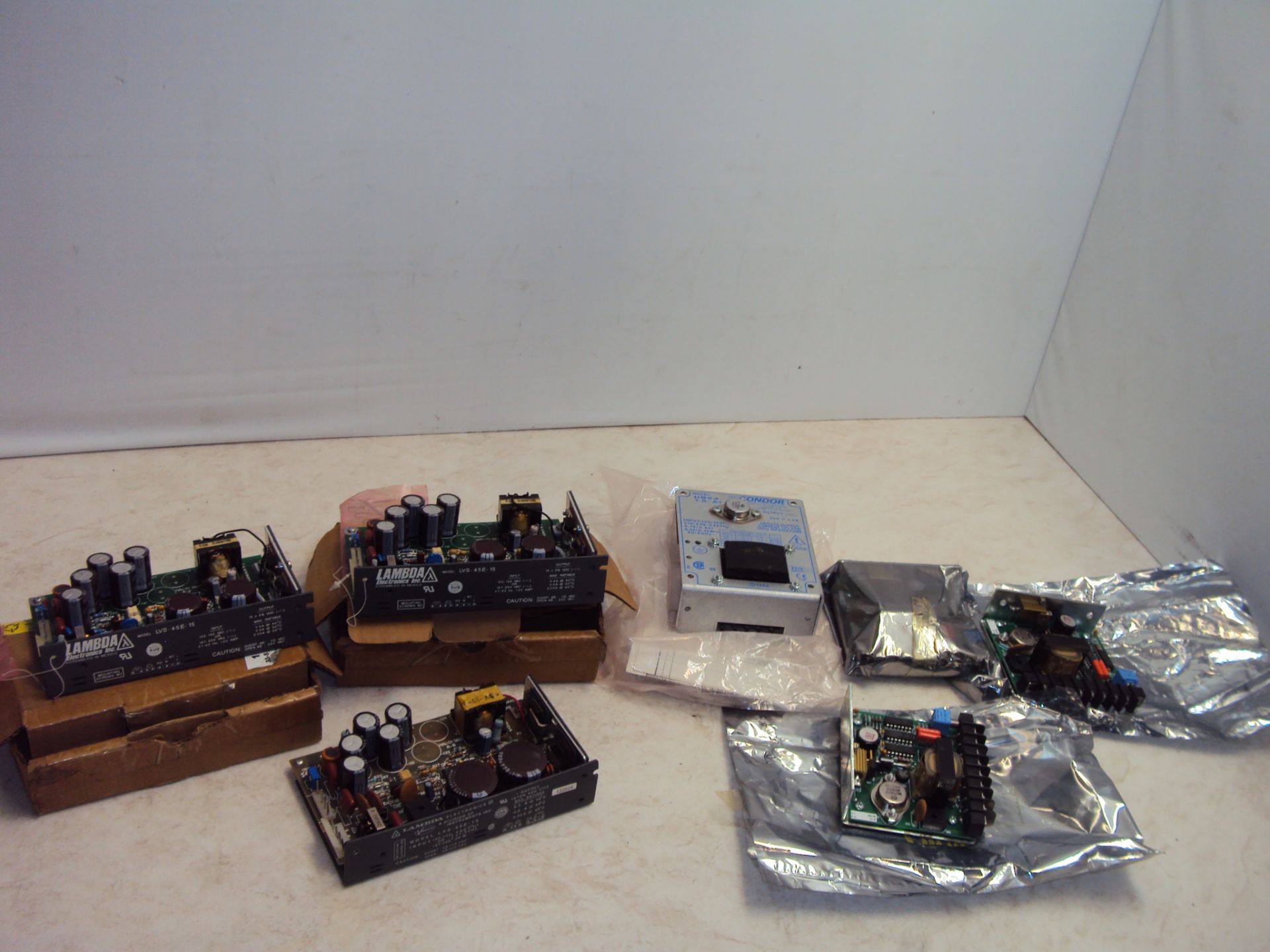 Lot (7) Power Supplies Lambda & Condor