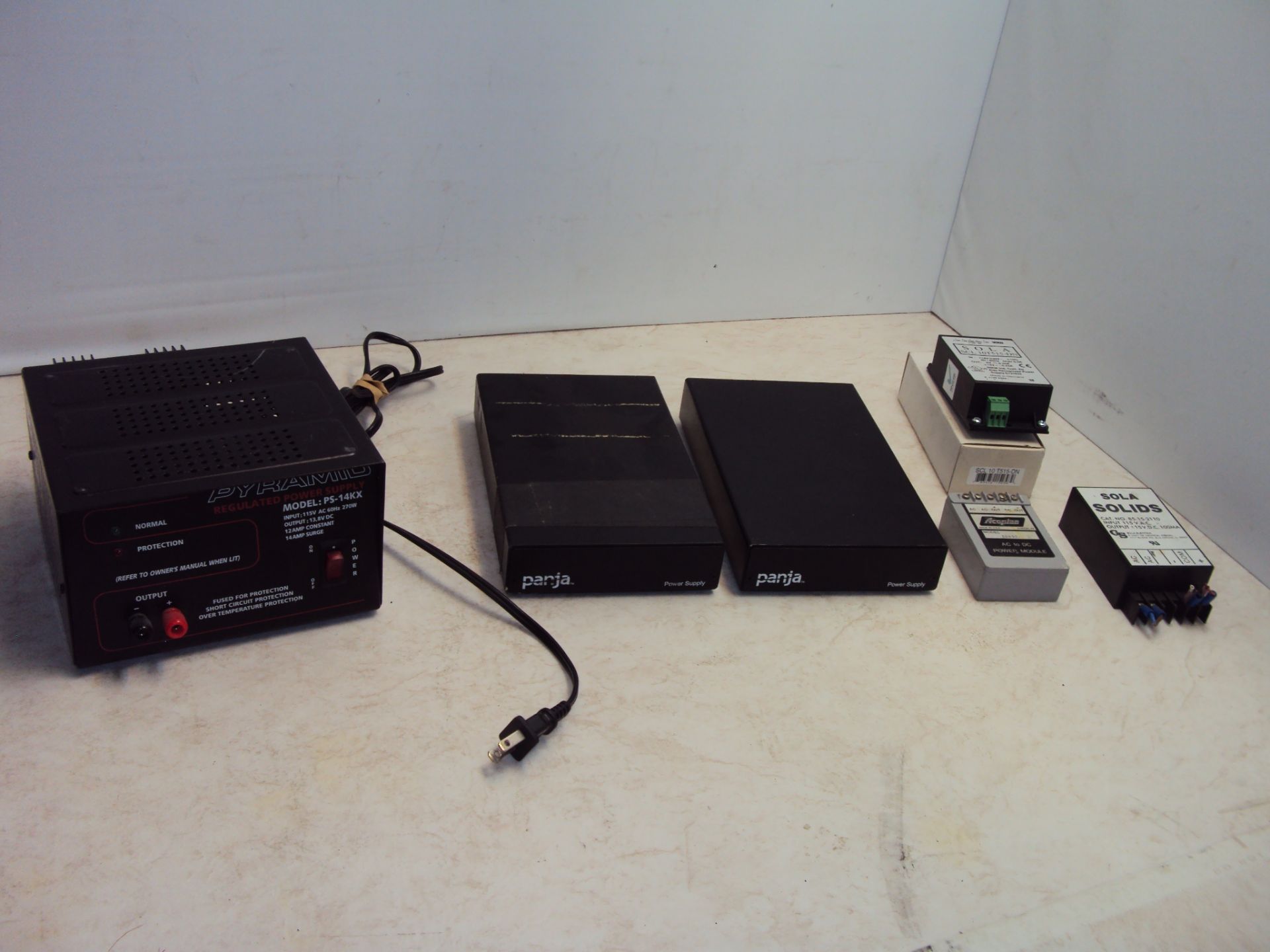 Power Supplies - Pyramid PS14KX (2) Panja & (3) Solid State