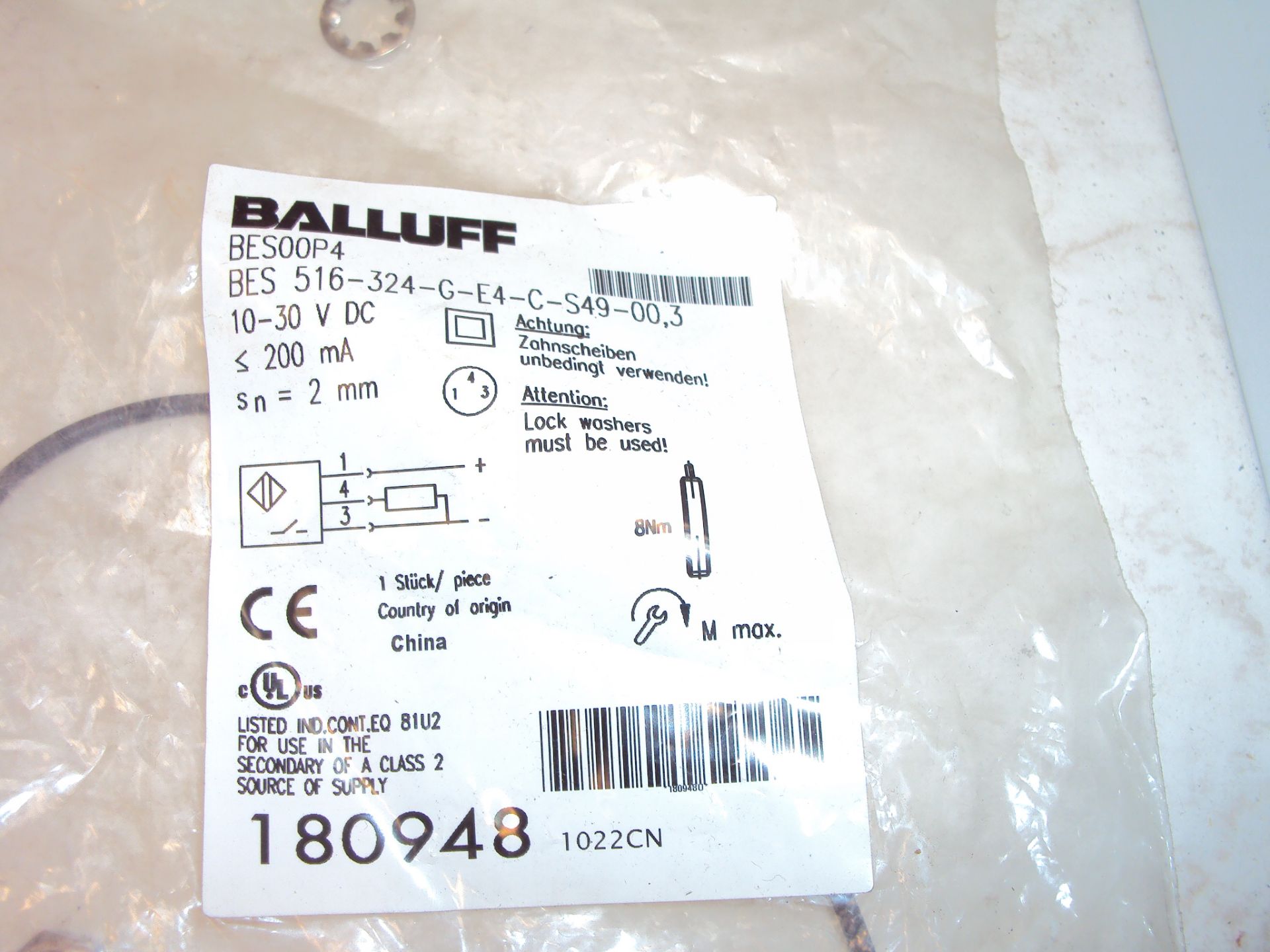 (9) Balluff Proximity Sensors (6) BES004N (2) 120507 (1) 180948 - Bild 7 aus 7