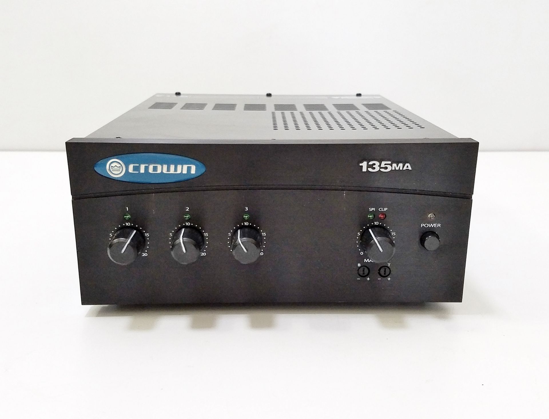 Crown 135MA Commercial 3-Channel Audio Mixer/Amp - Image 2 of 4